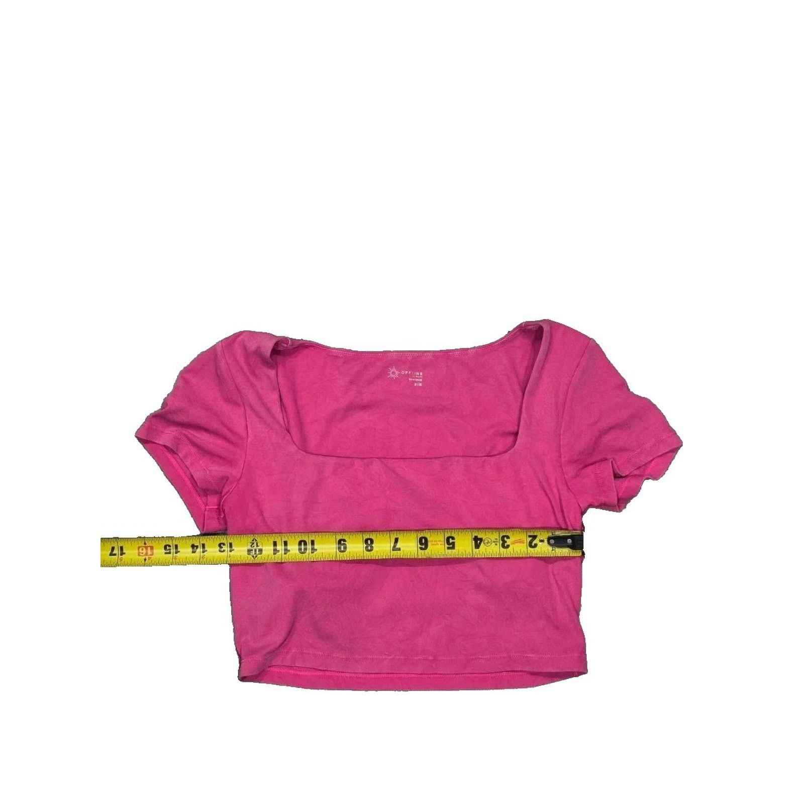 & Other Stories Offline SQUARENECK Y2K Top FUSCHIA Medium A003196 Size L / US 10 / IT 46 - 8 Thumbnail