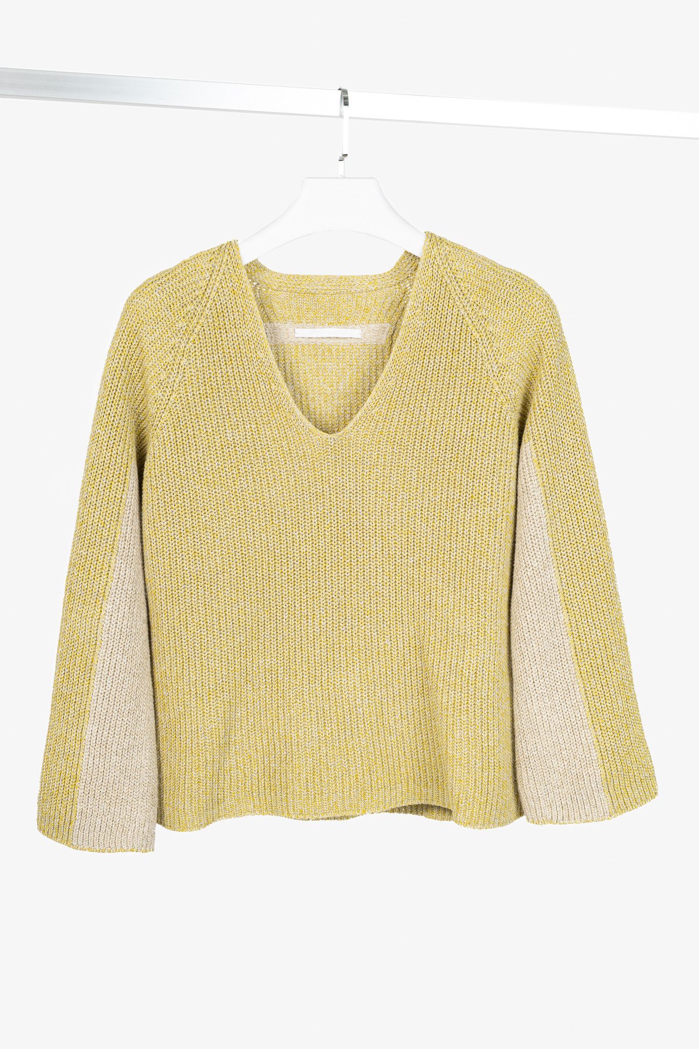 Annette Gortz Annette Gortz SS22 Len Two-Tone Cotton & Linen Sweater Size XS / US 0-2 / IT 36-38 - 1 Thumbnail