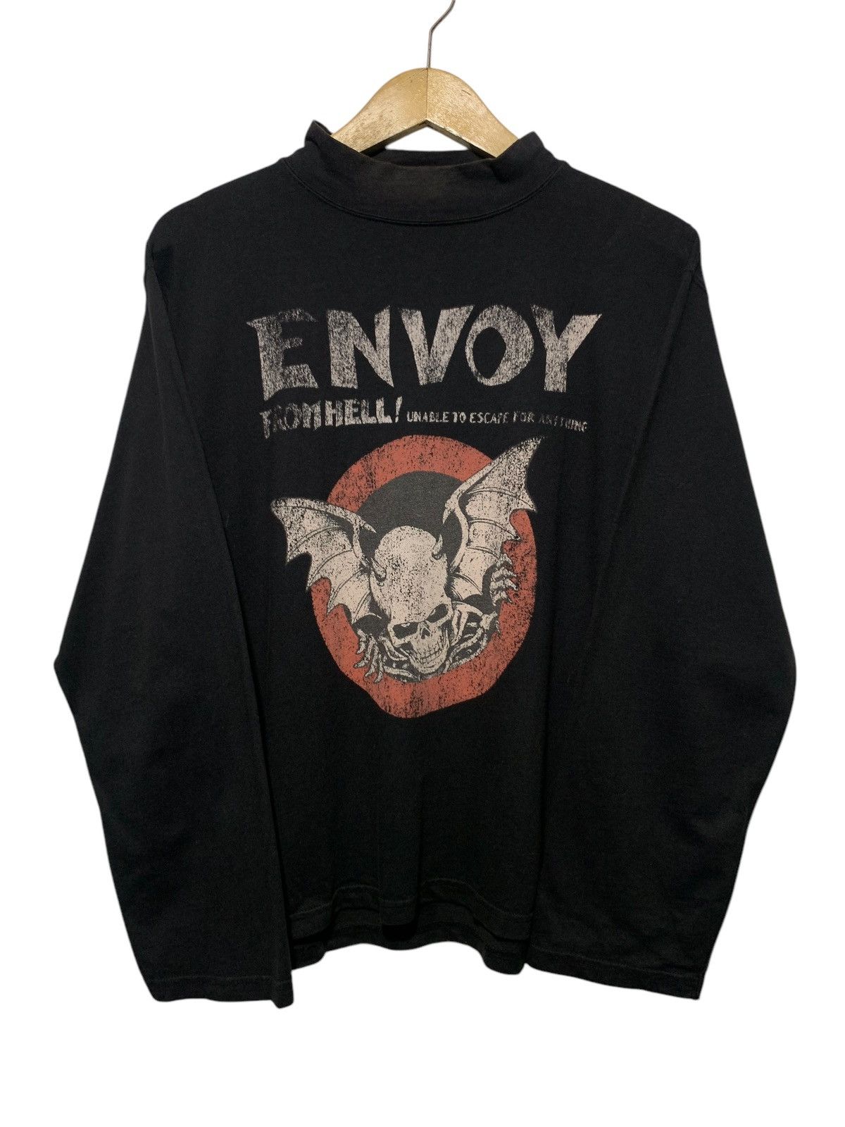 Hysteric Glamour 2000s RNA INC ENVOY FROM HELL DEMON SKULL MOCK NECK L/S Size US M / EU 48-50 / 2 - 1 Thumbnail