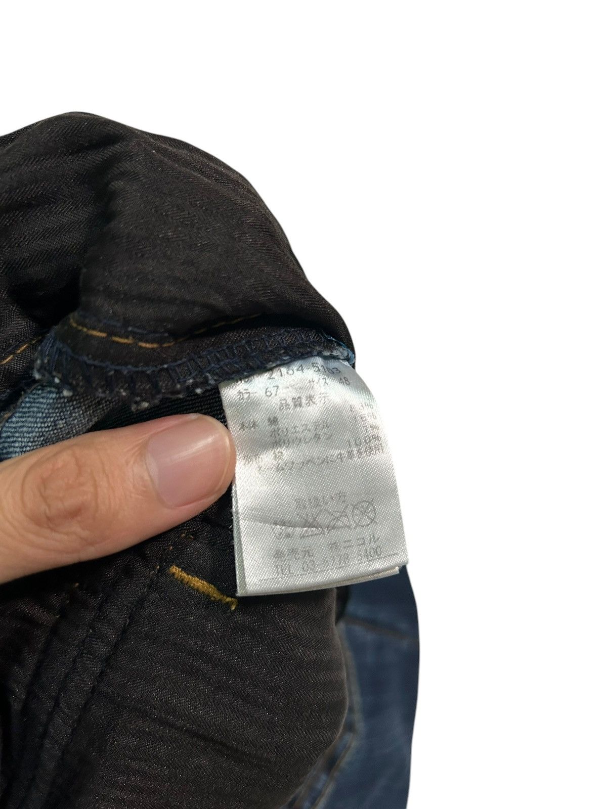 If Six Was Nine × Le Grande Bleu (L.G.B.) × Nicole Club Nicole Club For Men MultiPocket Punk Style Distressed Jeans Size US 32 / EU 48 - 14 Thumbnail