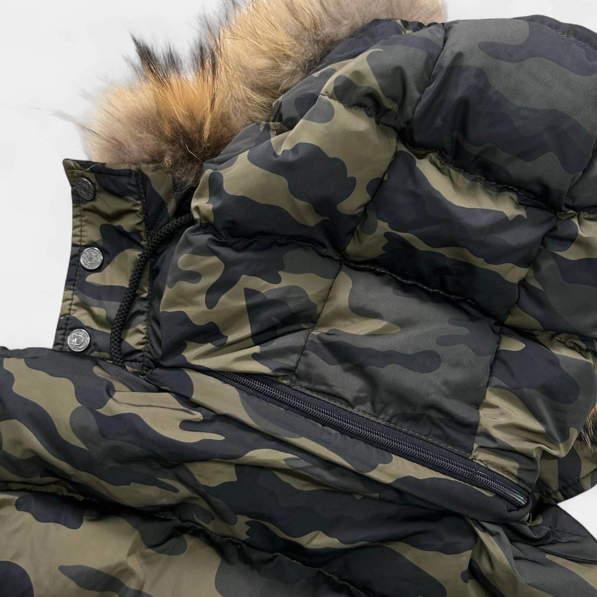 Dsquared2 Dsquared2 Camo Fur Down Jacket Size US M / EU 48-50 / 2 - 8 Thumbnail