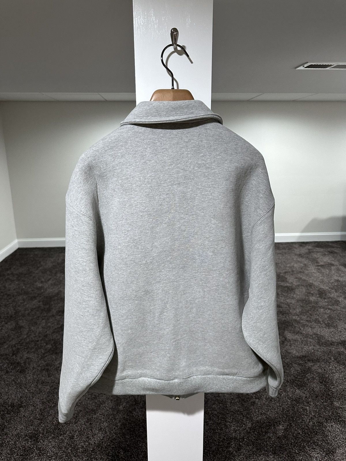 Miu Miu Miu Miu Grey Jersey Blouson Pleated Zip Jacket Size S / US 4 / IT 40 - 2 Thumbnail
