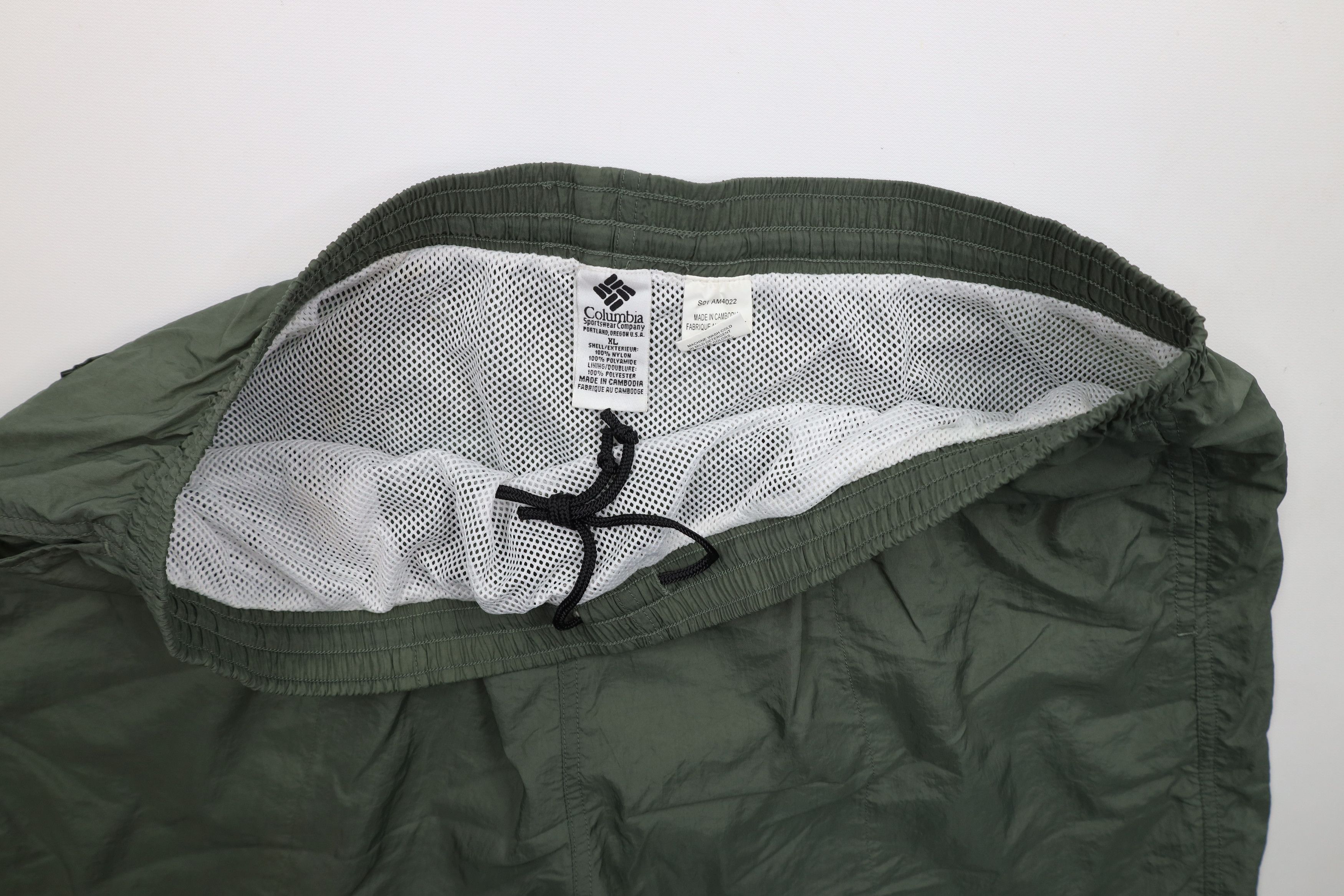 Columbia × Vintage Vintage 90s Columbia Lined Above Knee Shorts Baggies Green Size US 36 / EU 52 - 7 Thumbnail