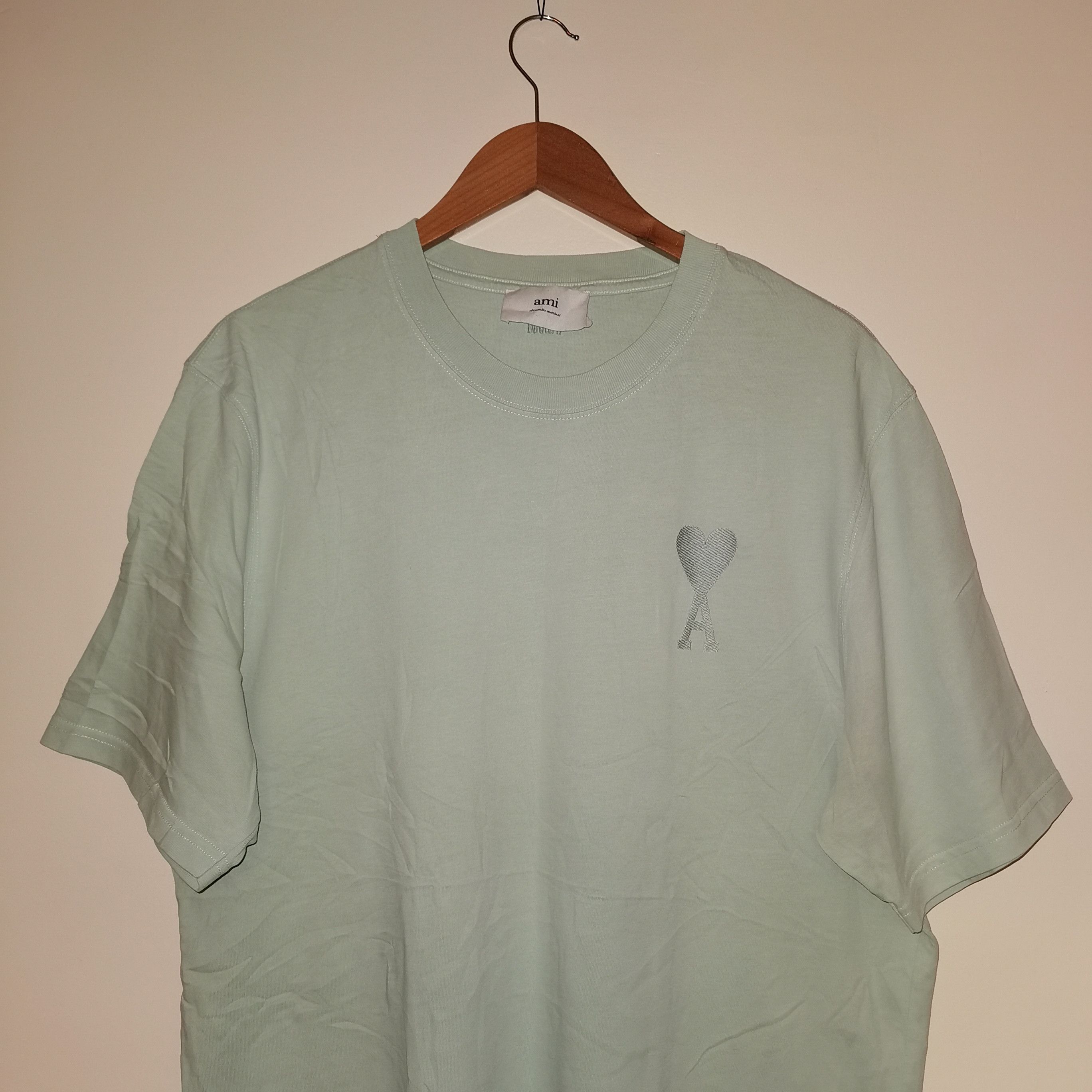 AMI Ami T-Shirt 'Aqua' streetwear size : L Size US L / EU 52-54 / 3 - 2 Thumbnail