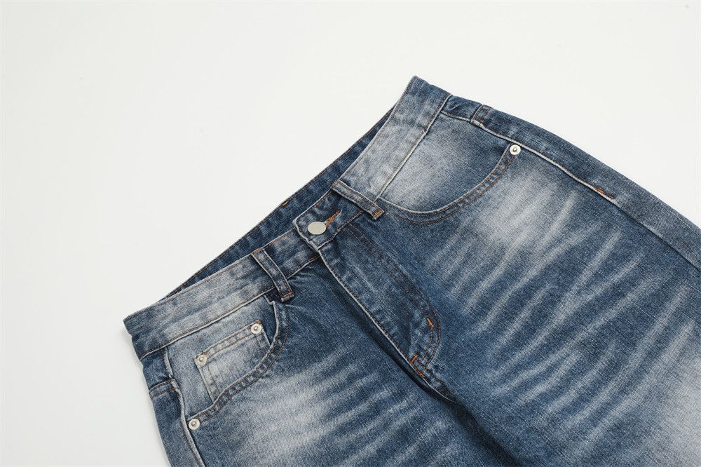 Japanese Brand American washed loose gradient flared jeans y2k Size US 32 / EU 48 - 3 Thumbnail