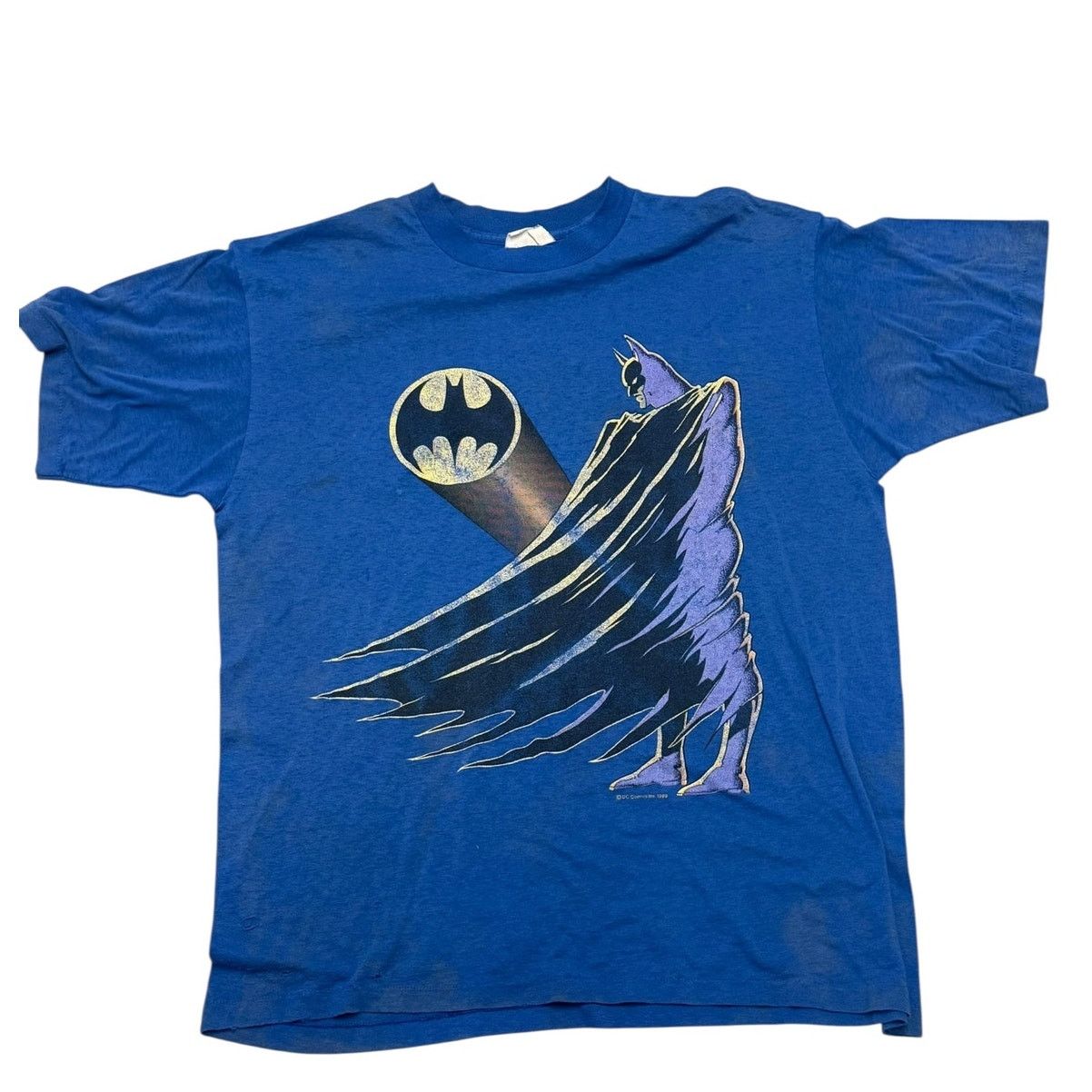 DC Comics Vintage 1989 DC Comics Batman T-Shirt * Faded Tag * Size L Size US L / EU 52-54 / 3 - 1 Thumbnail