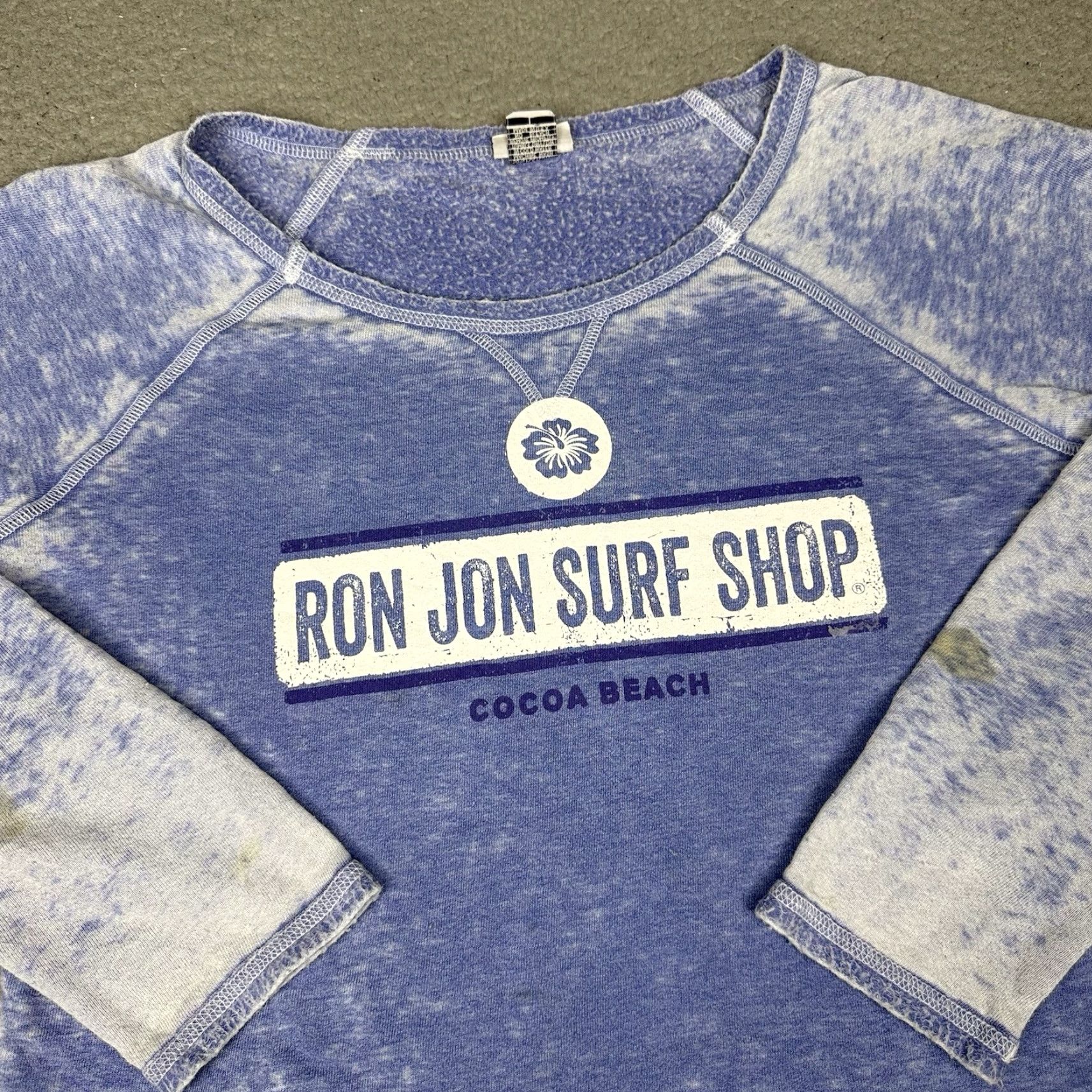 Ron Jon Surf Shop VINTAGE Ron Jon Surf Shop Sweatshirt Womens Large Purple Cocoa Beach Rare USA L Size L / US 10 / IT 46 - 3 Thumbnail