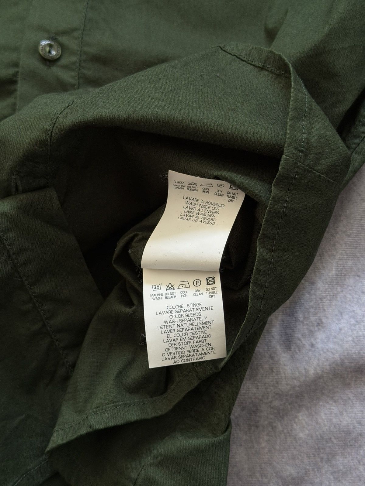 Jean Paul Gaultier 00S Jean Paul Gaultier Green Military Style Shirt Jacket Size US M / EU 48-50 / 2 - 12 Thumbnail