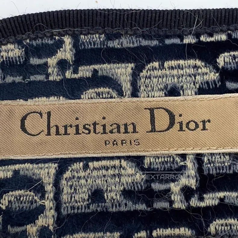 Dior Dior Dark blue logo jacquard full print casual flat one-wo Size US 6 / IT 36 - 7 Thumbnail