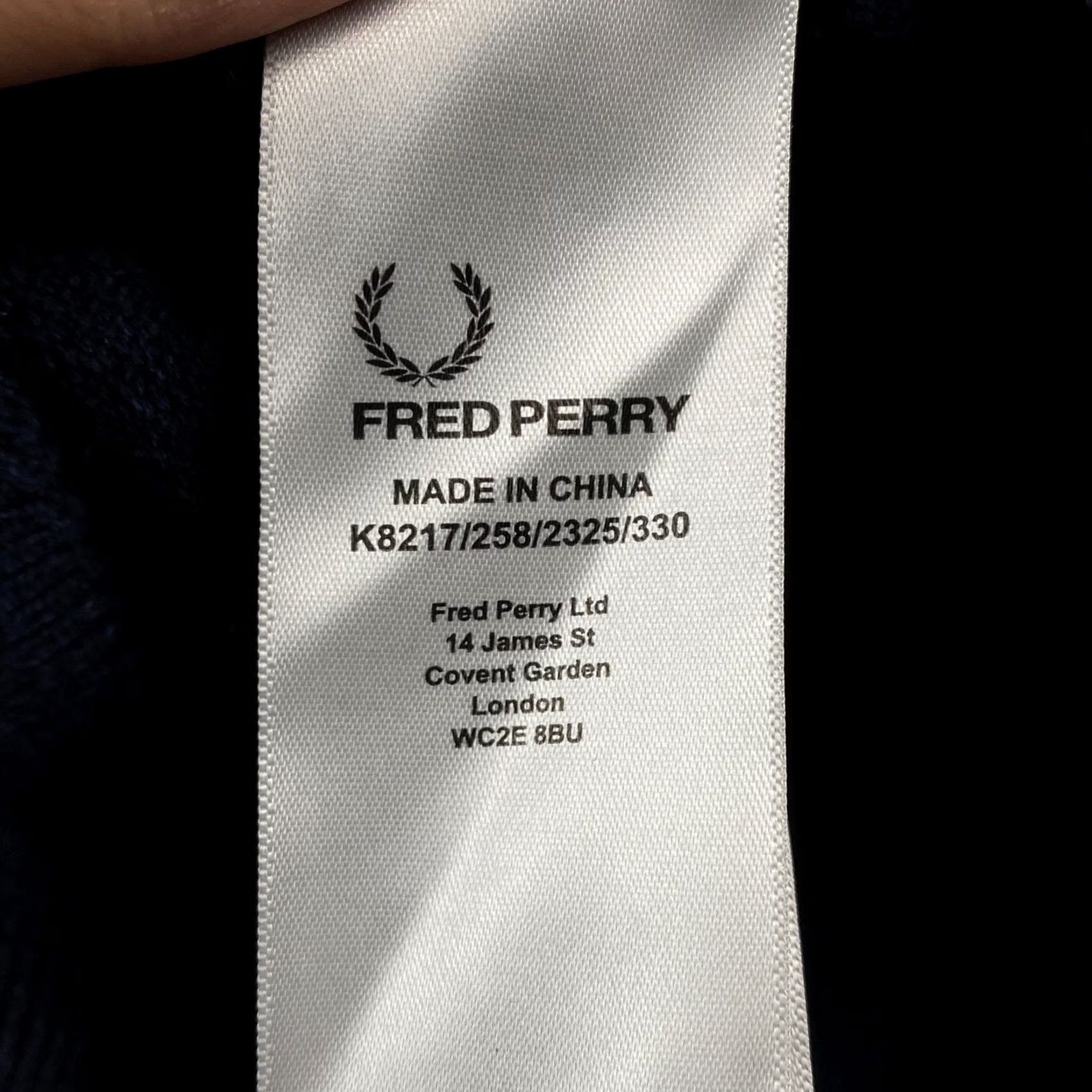 Fred Perry Fred Perry Mens Pullover Sweater Blue Cotton Size S Size US S / EU 44-46 / 1 - 6 Thumbnail