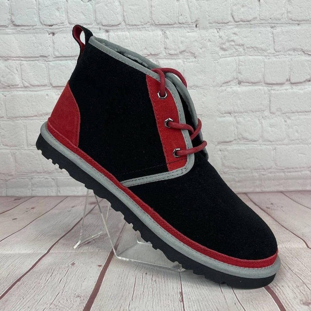 Ugg Ugg Neumel Mashup Black Red Suede Chukka Boots Mens Size 9 Size US 9 / EU 42 - 2 Thumbnail