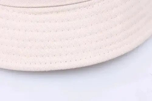 Other Solid Color beige Foldable Bucket Hat Size ONE SIZE - 3 Thumbnail