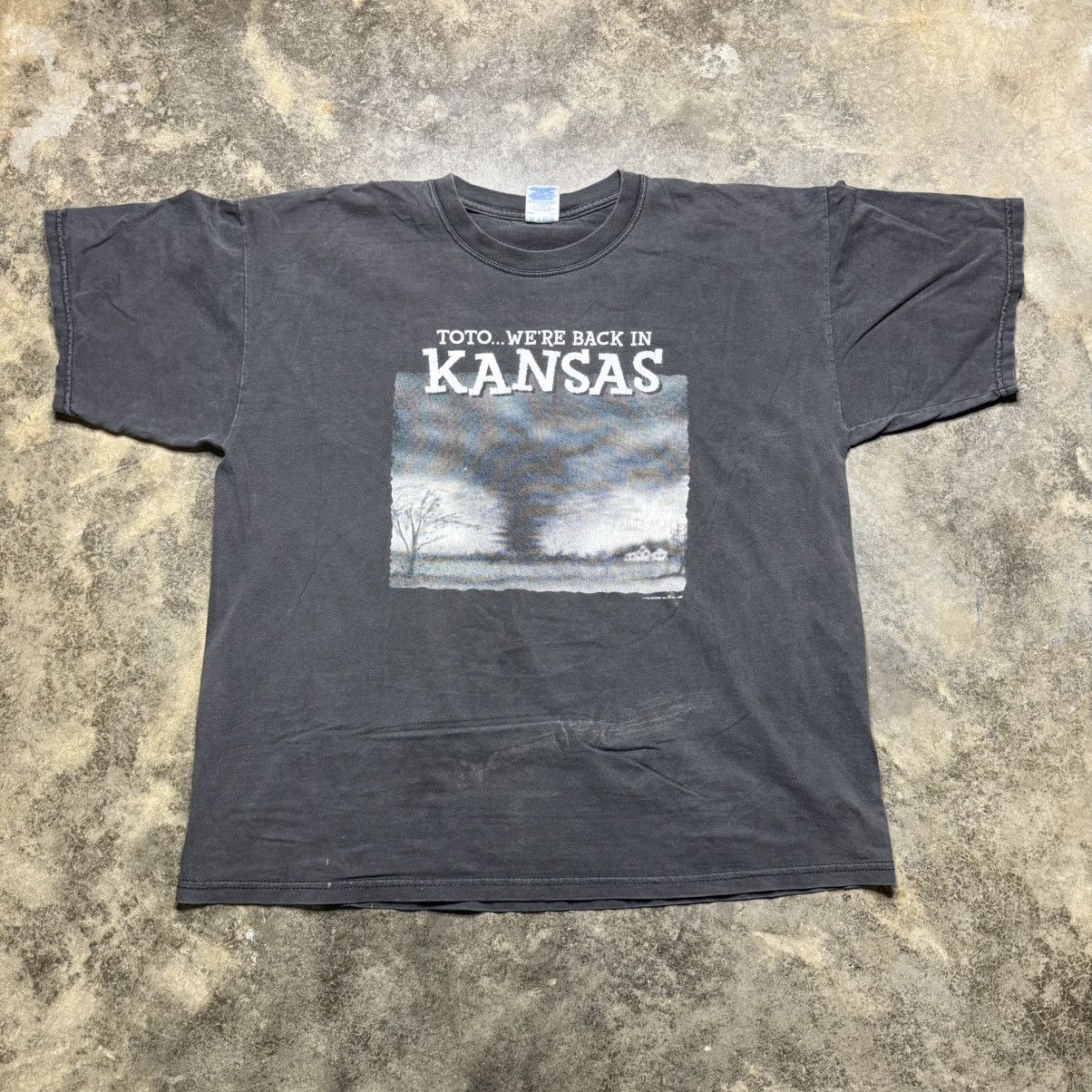 Vintage vintage were not in kansas anymore wizard of oz toto tshirt Size US XL / EU 56 / 4 - 1 Thumbnail