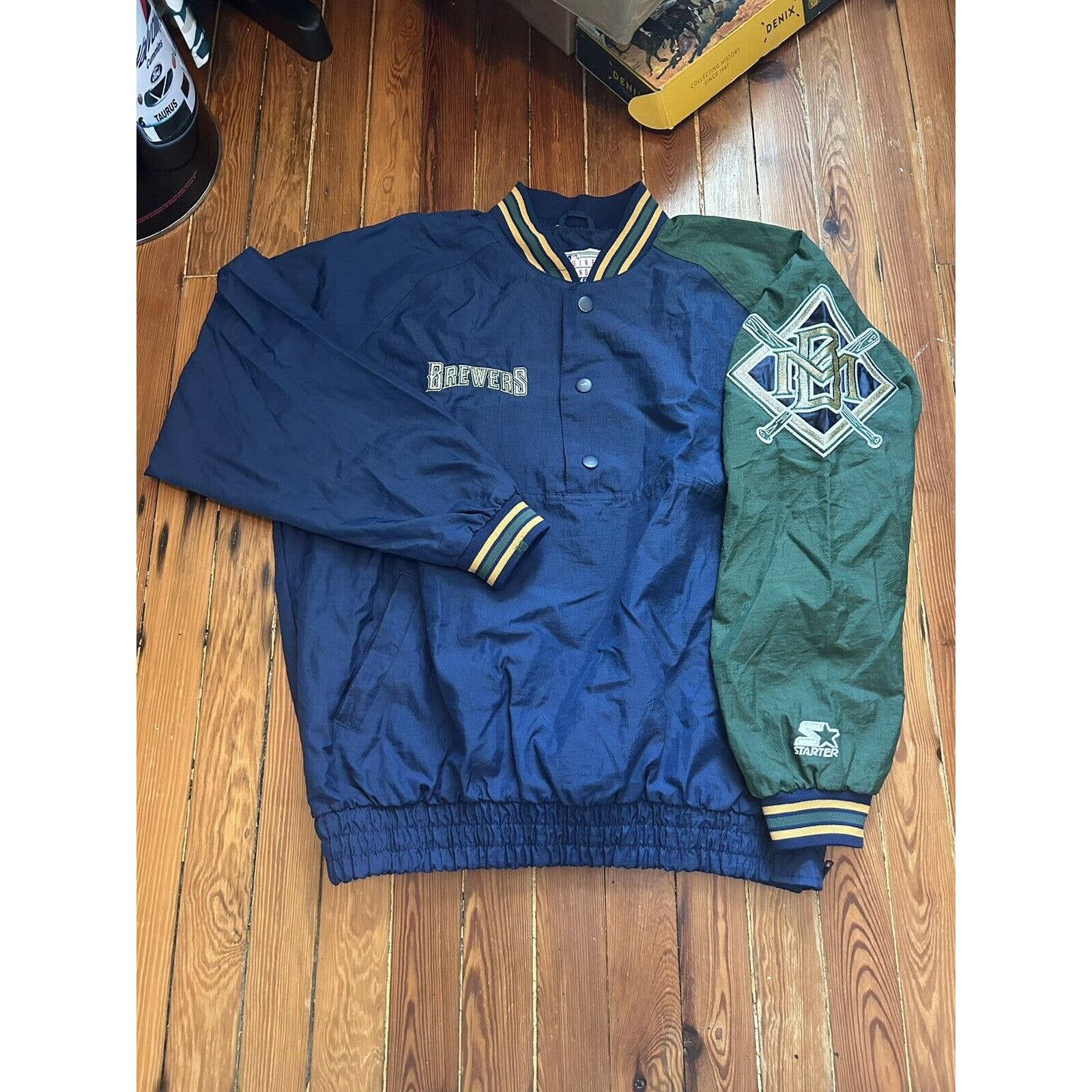 Used Medium Milwaukee Brewers Starter Jacket 90s Milwaukee 