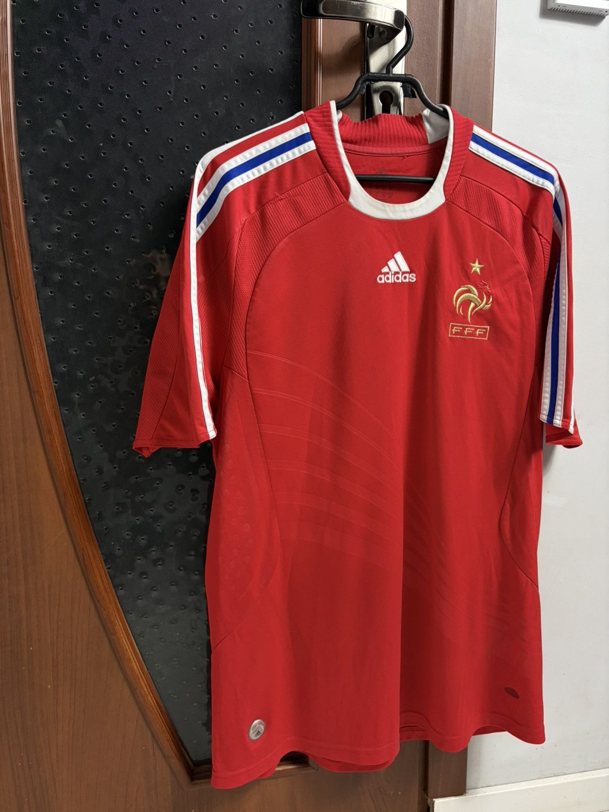 Adidas Adidas Fc France Vintage Jersey 2007 Mens Football 08/09 Size US L / EU 52-54 / 3 - 3 Thumbnail