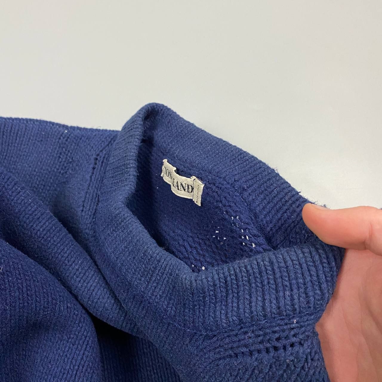 Stone Island Stone Island Vintage Rare Sweater Wool Large 1999 Size US XL / EU 56 / 4 - 17 Thumbnail