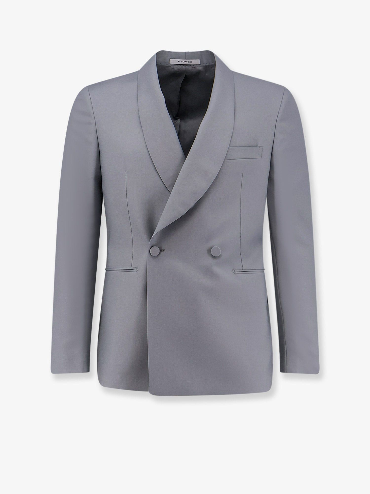 Tagliatore Merrill Virgin Wool Tuxedo Blazer Size US XXL / EU 58 / 5 - 1 Thumbnail
