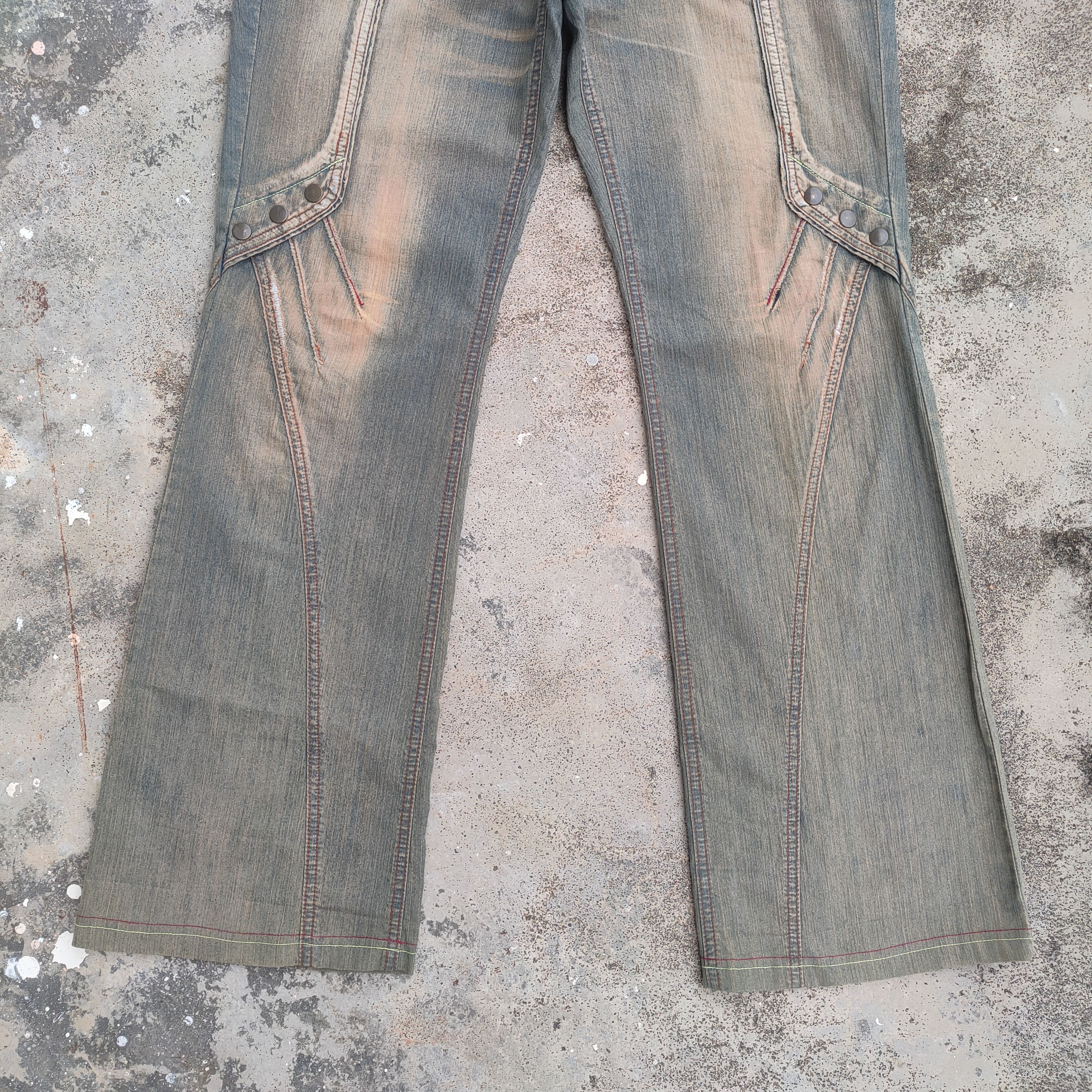 Japanese Brand × Jean × Rusty VINTAGE ROSSES WOMAN FLARE RUSTY JEAN DENIM PANTS Size US 30 / EU 46 - 3 Thumbnail