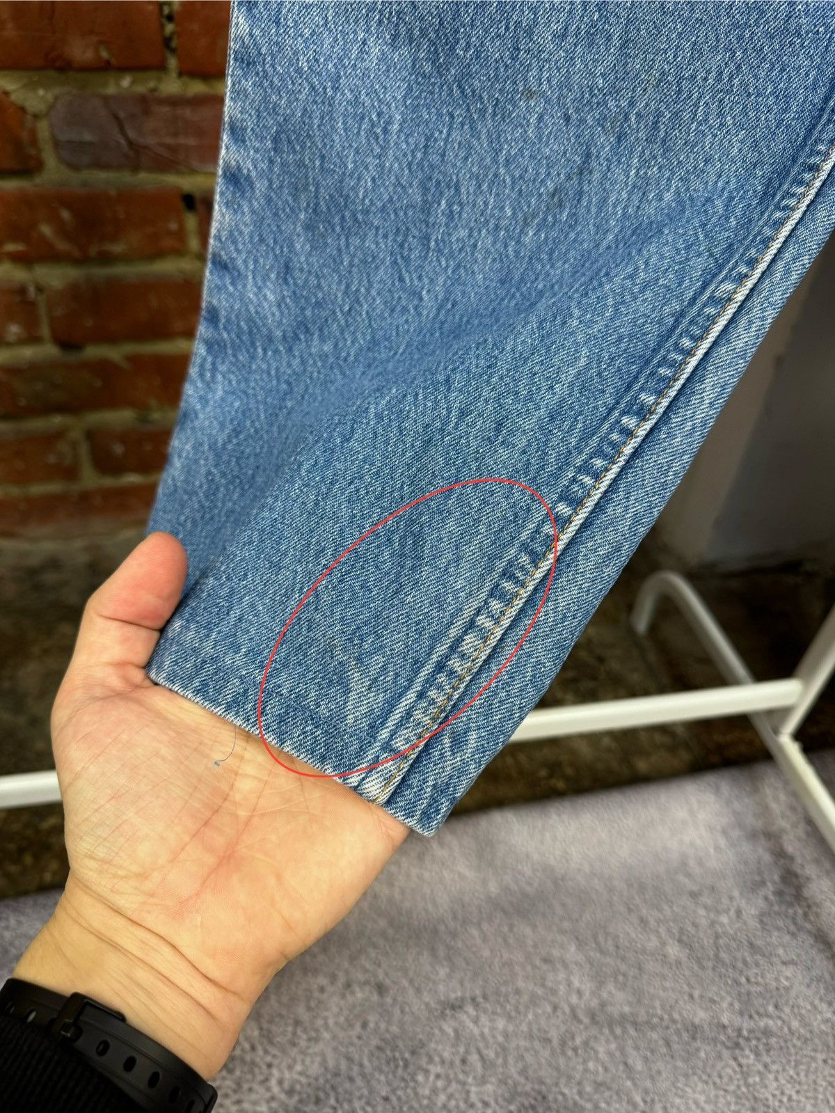 Levi's × Vintage Vintage LEVIS 501 Blue Regular Jeans Made in USA W38 L36(30) Size US 38 / EU 54 - 9 Thumbnail