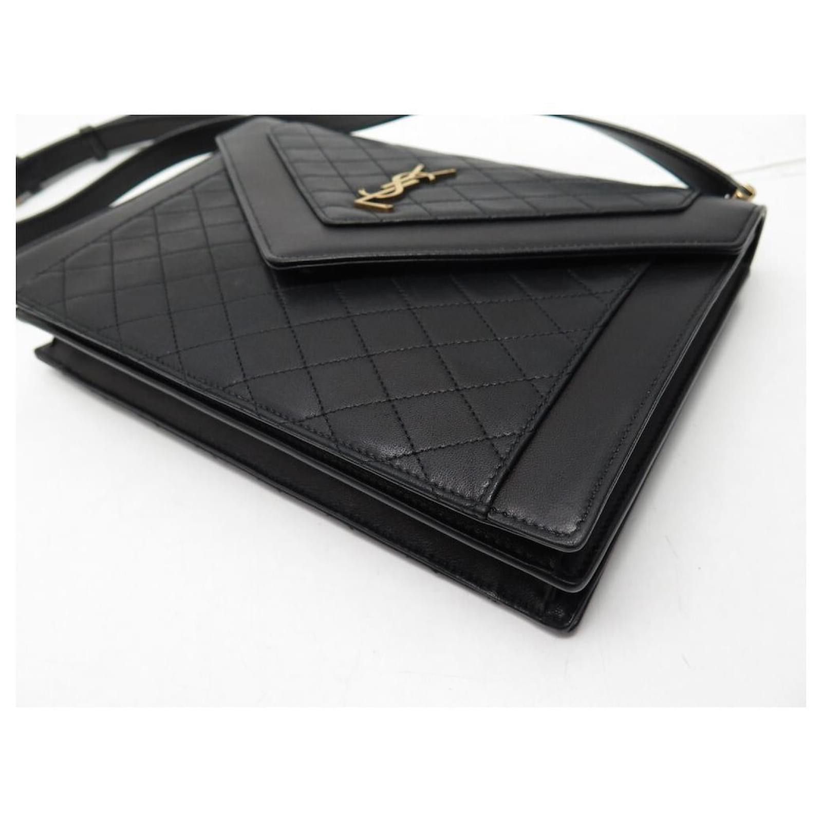Saint Laurent Paris o1b1hav110824 Size: OS / Gaby Satchel Bag Lambskin in Black Size ONE SIZE - 4 Thumbnail