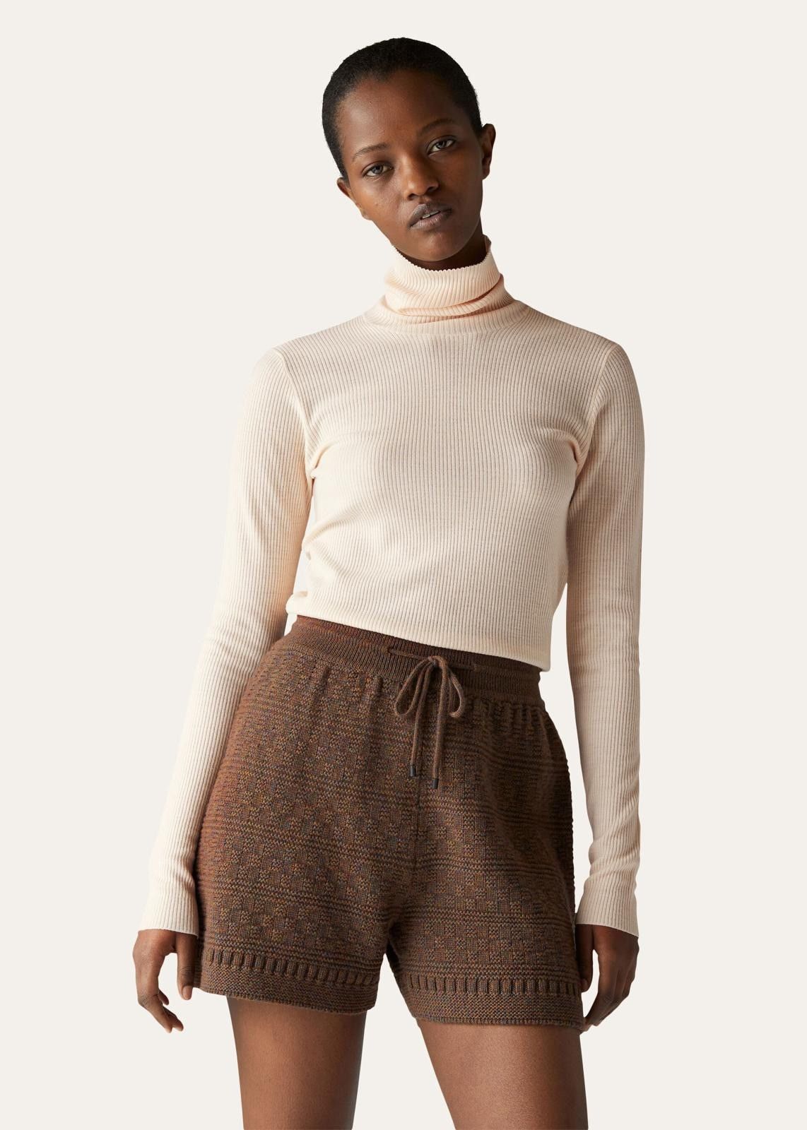 Loro Piana o1srvl11e0824 Taupo Turtleneck Sweater in Light Pink Size M / US 6-8 / IT 42-44 - 3 Thumbnail