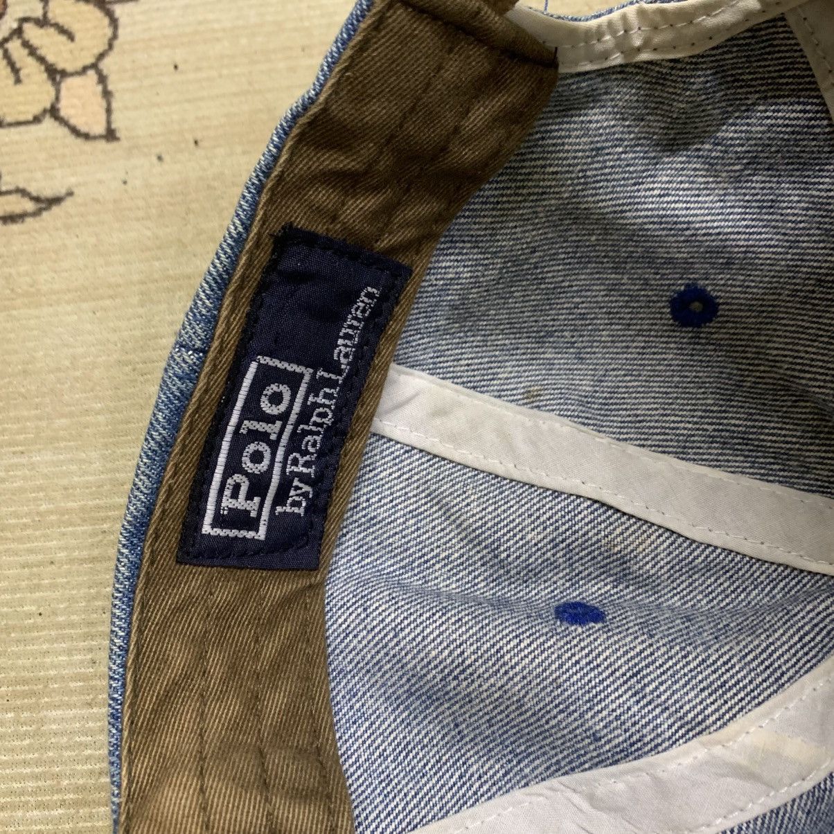 Polo Ralph Lauren VINTAGE POLO RALPH LAUREN DENIM CAP Size ONE SIZE - 8 Thumbnail