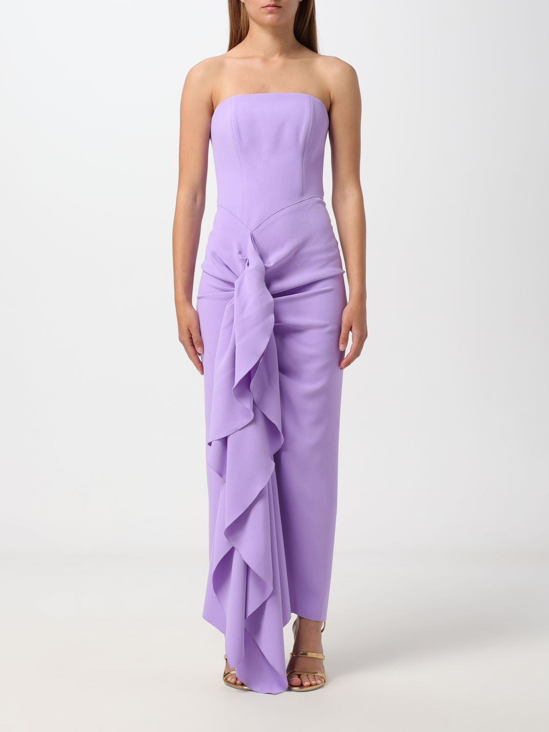 image of Solace London Dress Woman Lilac, Women's (Size Medium)