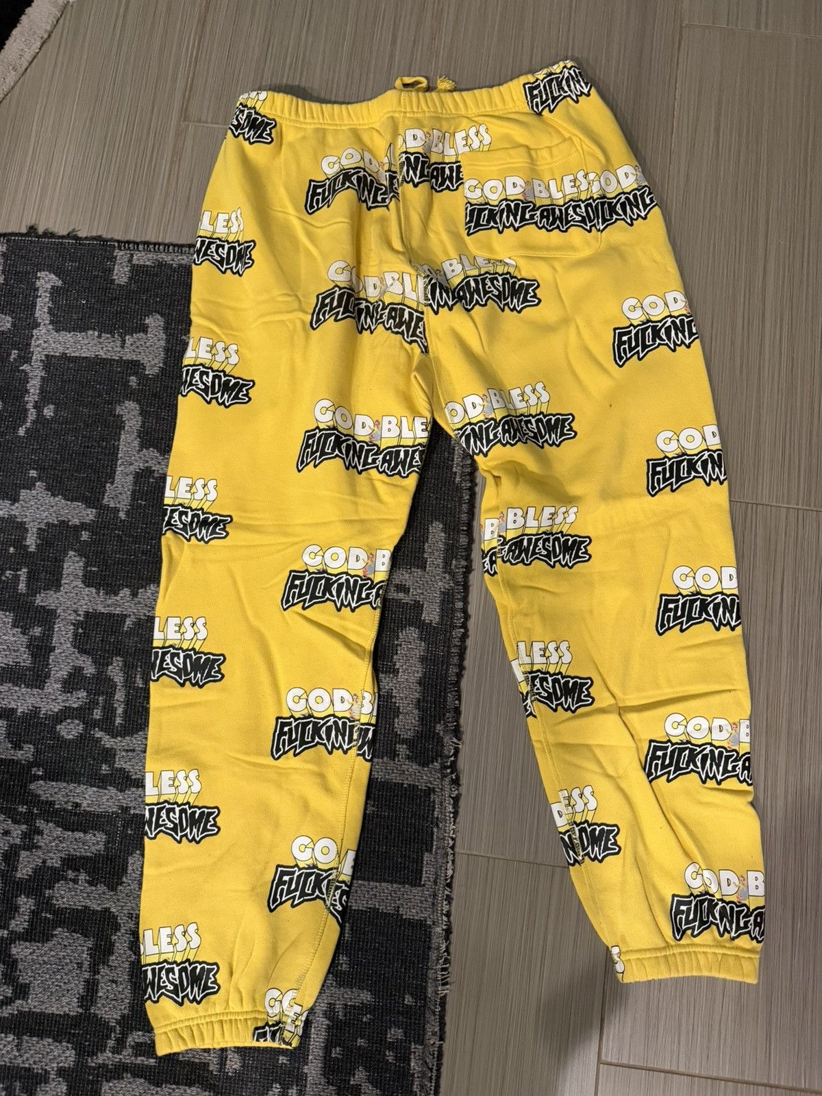 Fucking Awesome Fucking Awesome God Bless FA Sweatpants Size US 36 / EU 52 - 2 Thumbnail