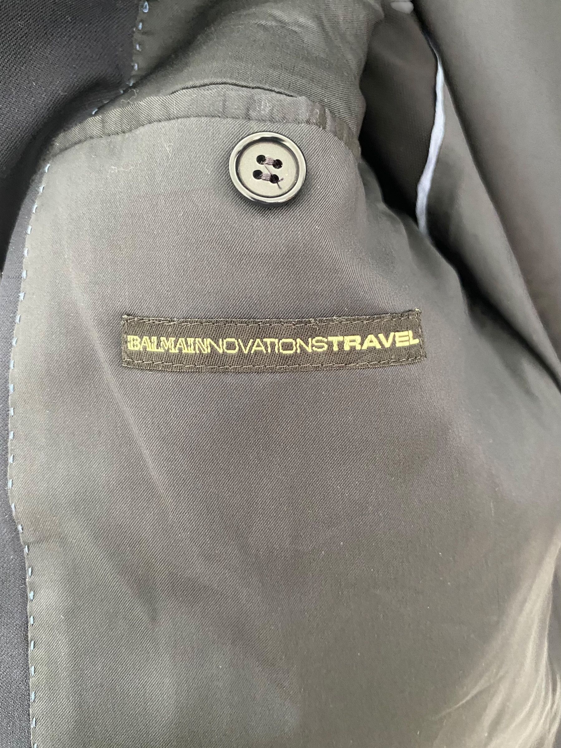 Balmain Navy wool blazer Size 50R - 7 Thumbnail