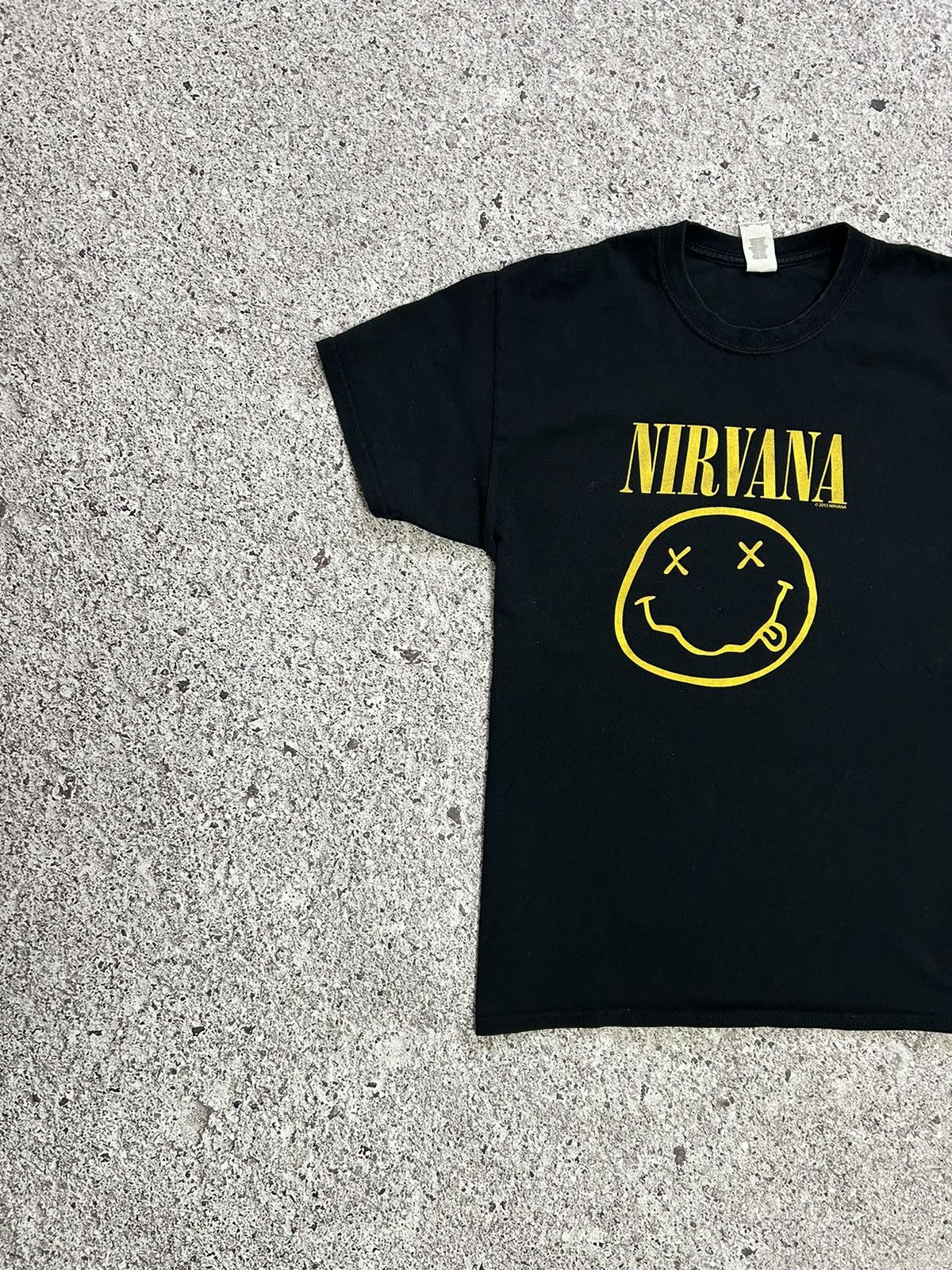 Band Tees × Nirvana × Vintage Vintage 90s Nirvana Flower Sniffin Kitty Pettin T-Shirt Hype Size US L / EU 52-54 / 3 - 2 Thumbnail