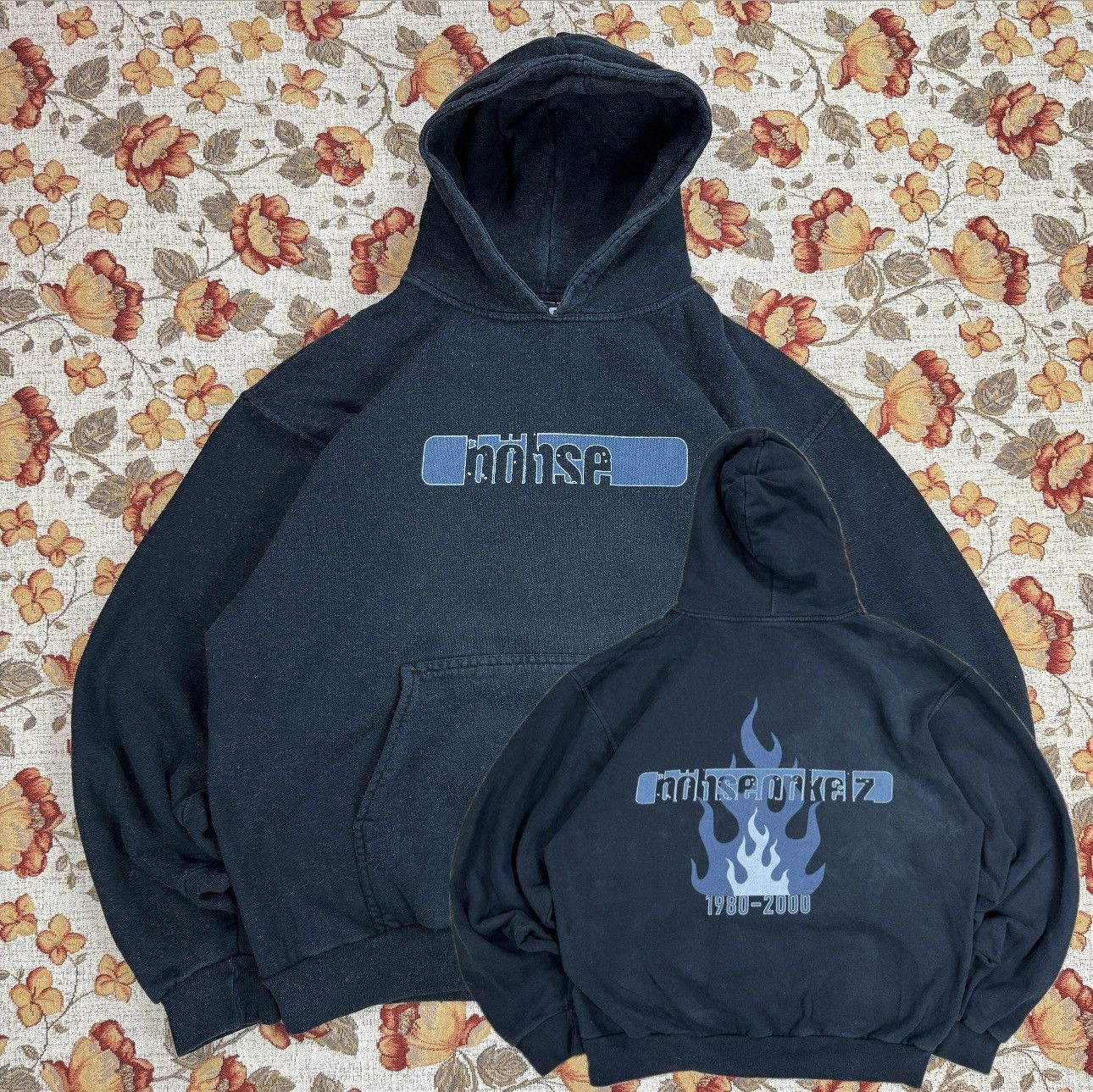 Band Tees × Vintage Vintage Bohse Onkelz Hoodie Washed Faded 90s Metal Trash Size US XL / EU 56 / 4 - 1 Thumbnail