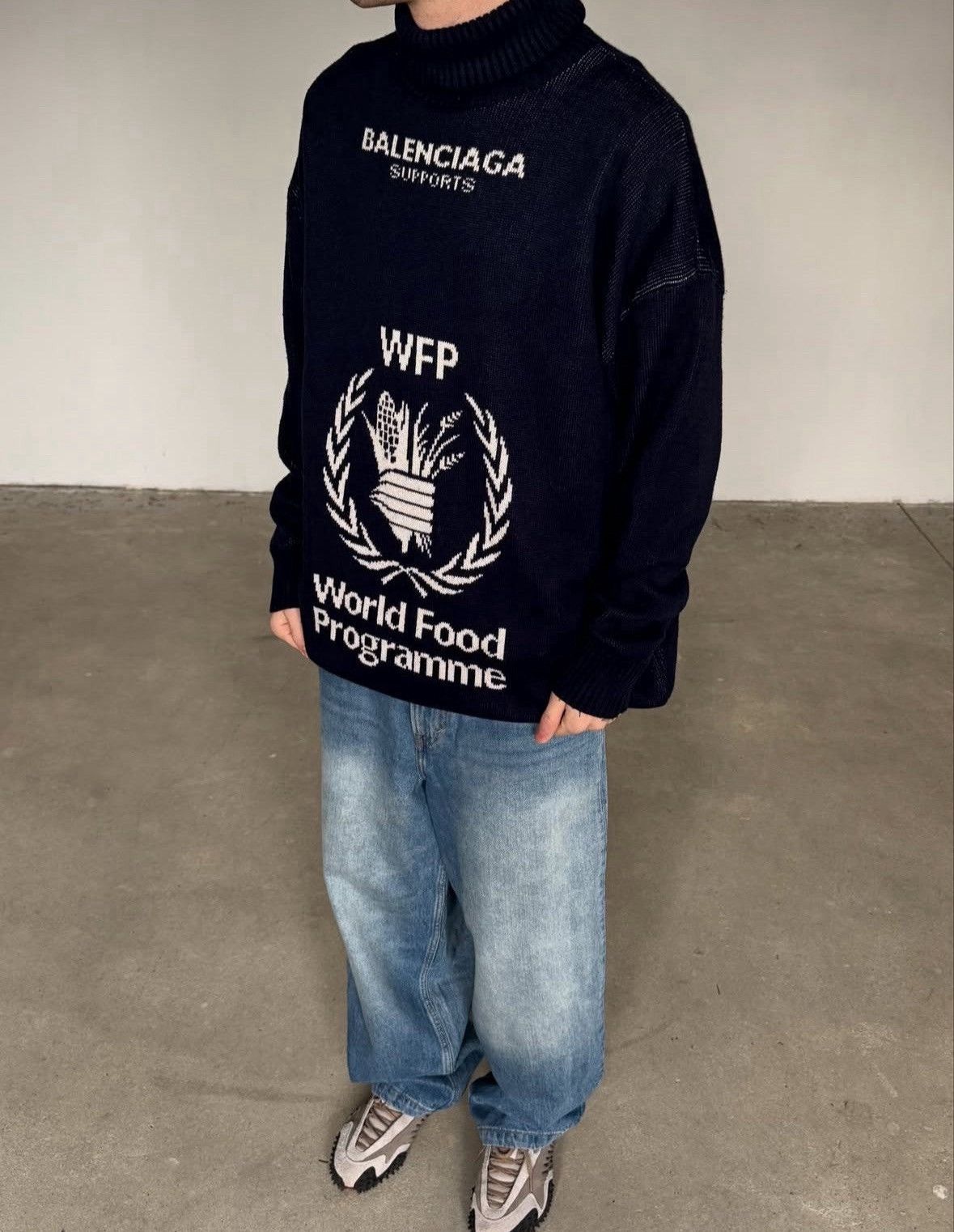 Balenciaga BALENCIAGA SUPPORT WFP Knit Sweater Size US L / EU 52-54 / 3 - 12 Thumbnail