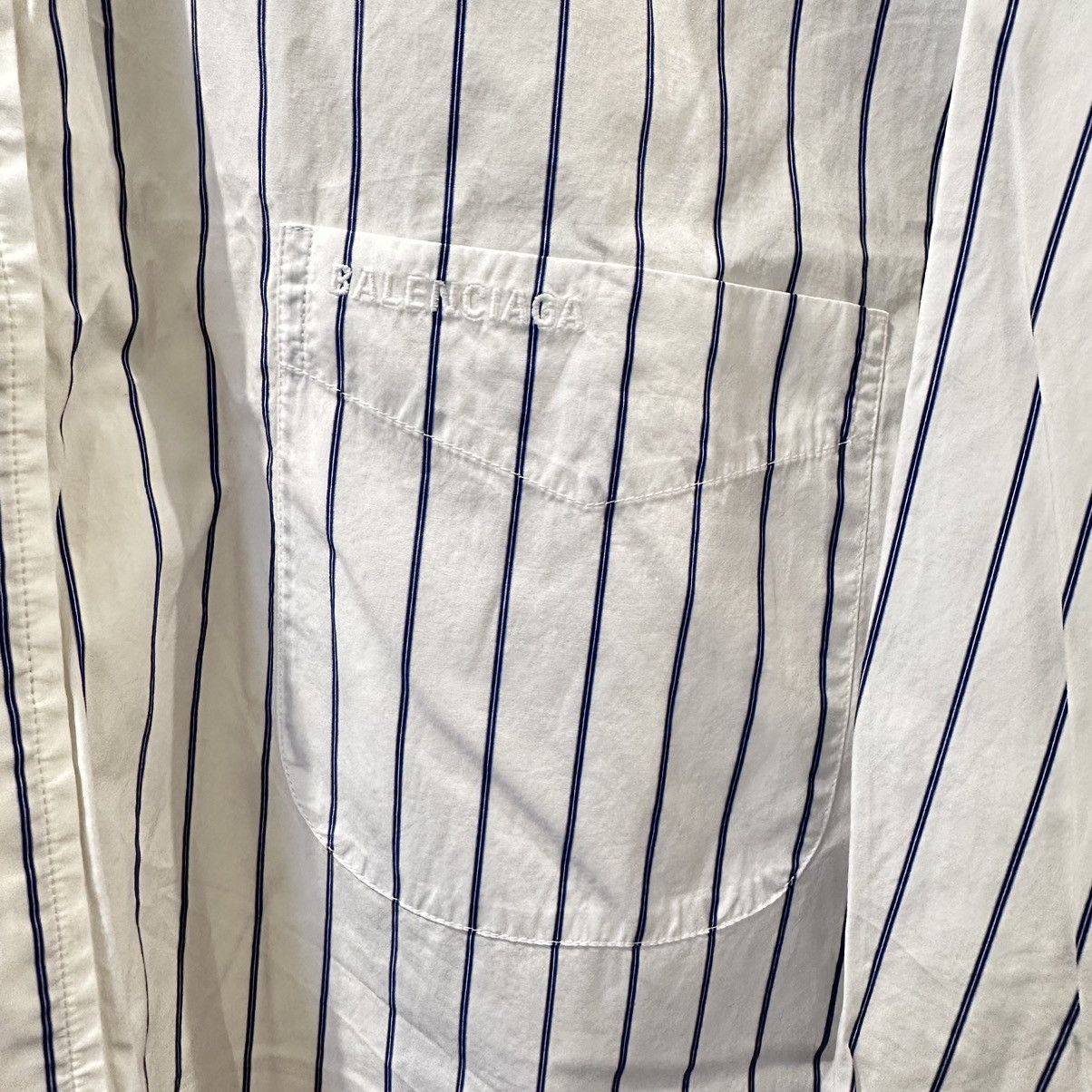 Balenciaga Balenciaga Striped Shirt Size US M / EU 48-50 / 2 - 3 Thumbnail