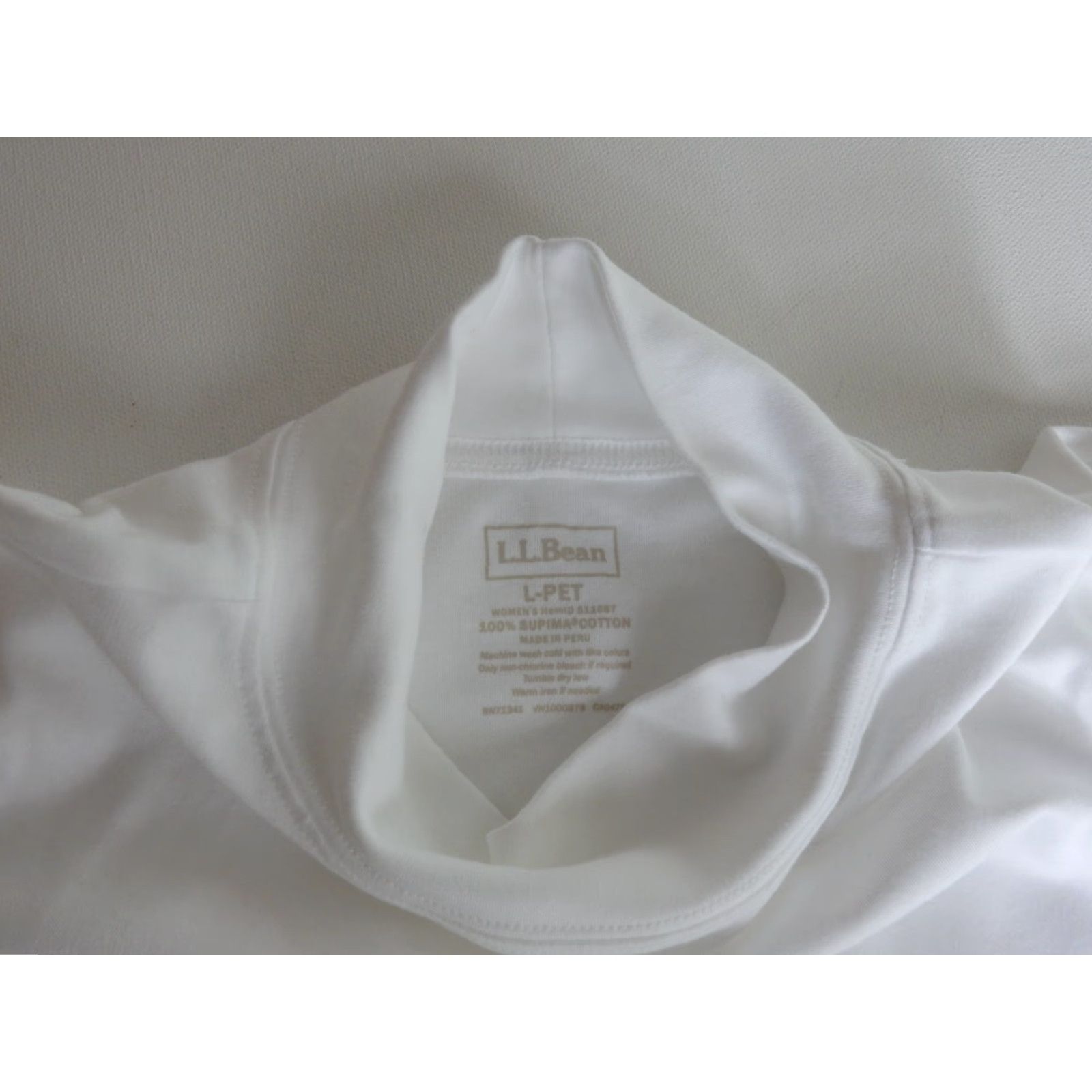 Vintage VINTAGE L.L. Bean Women's Sweater Pullover Mock Neck Size S Petite White Cotton 80s Vintage Pullover Womens Size S / US 4 / IT 40 - 4 Thumbnail