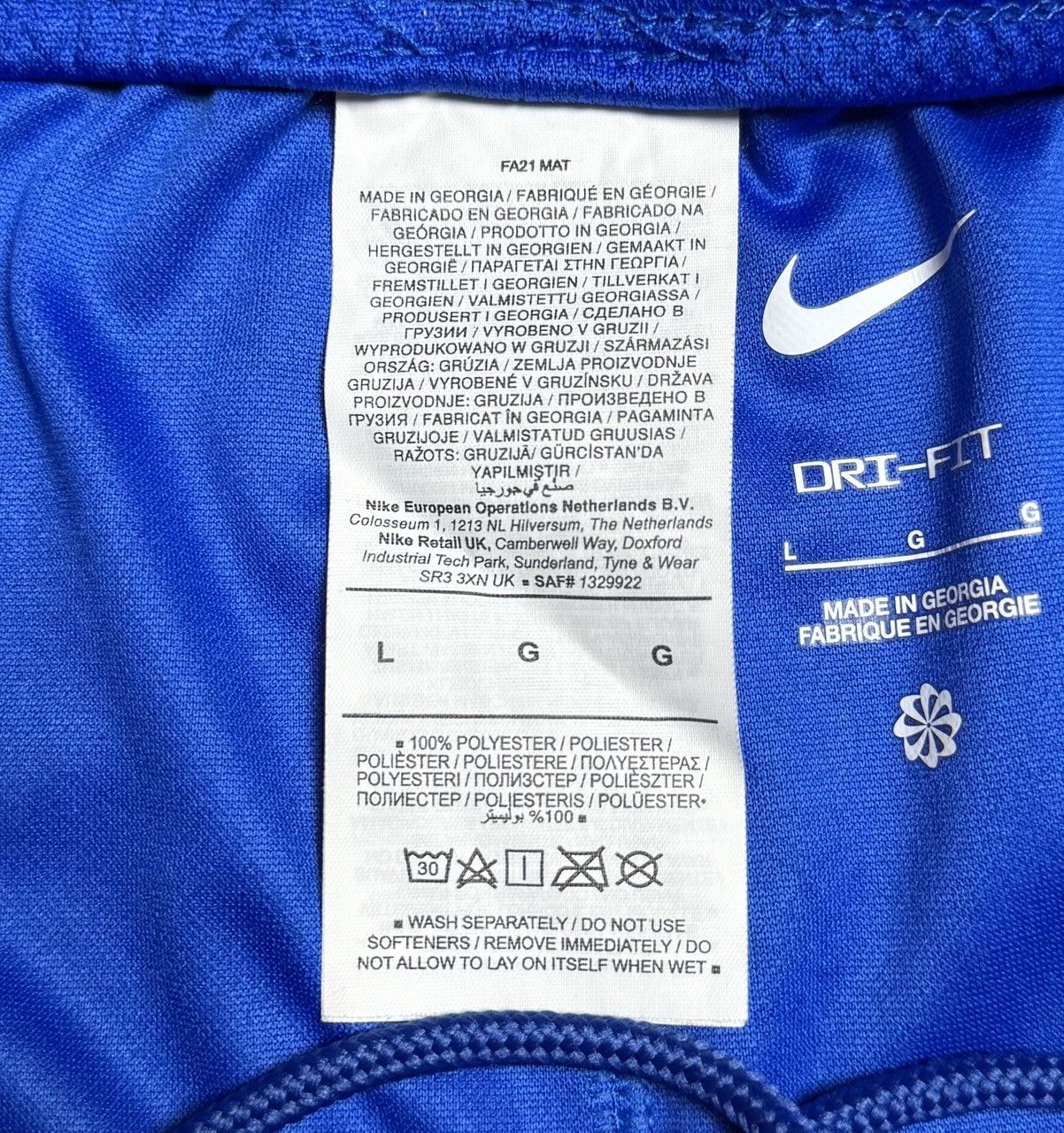 Other Chelsea 2021 2022 Home Football Soccer Shorts Nike Size US 34 / EU 50 - 11 Thumbnail