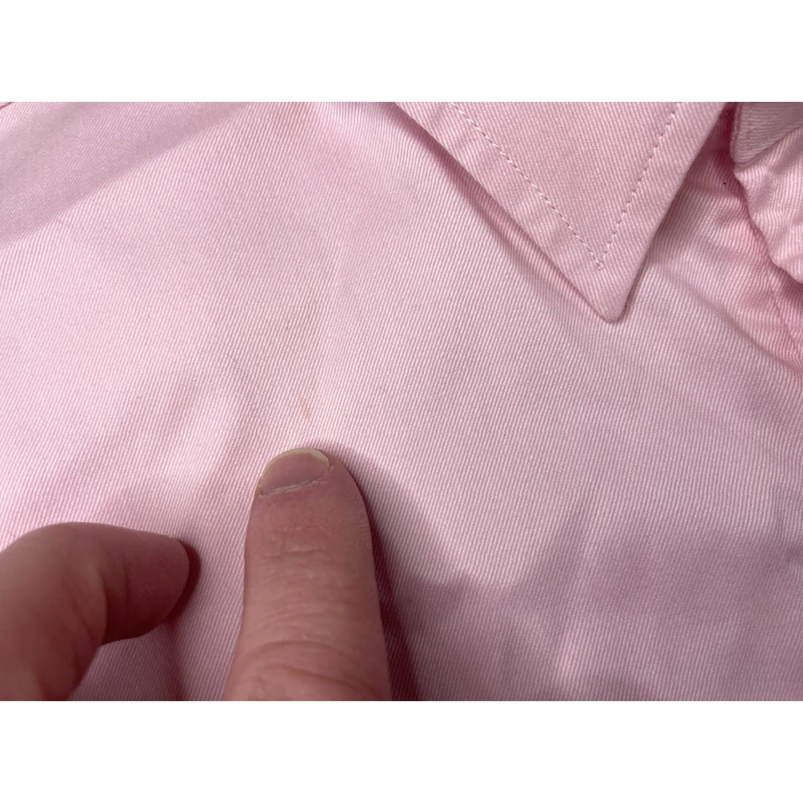 Pinko Teddy Stratford Shirt Mens L Pink Long Sleeve Button Up Zip Casual Twill Cotton Full Zip Pockets Slim Regular Department Men Size US L / EU 52-54 / 3 - 5 Thumbnail