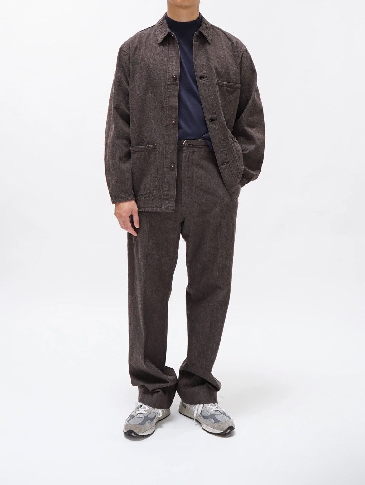 Kaptain Sunshine Denim Trouser - Brown Vintage Wash Size US 32 / EU 48 - 7 Thumbnail