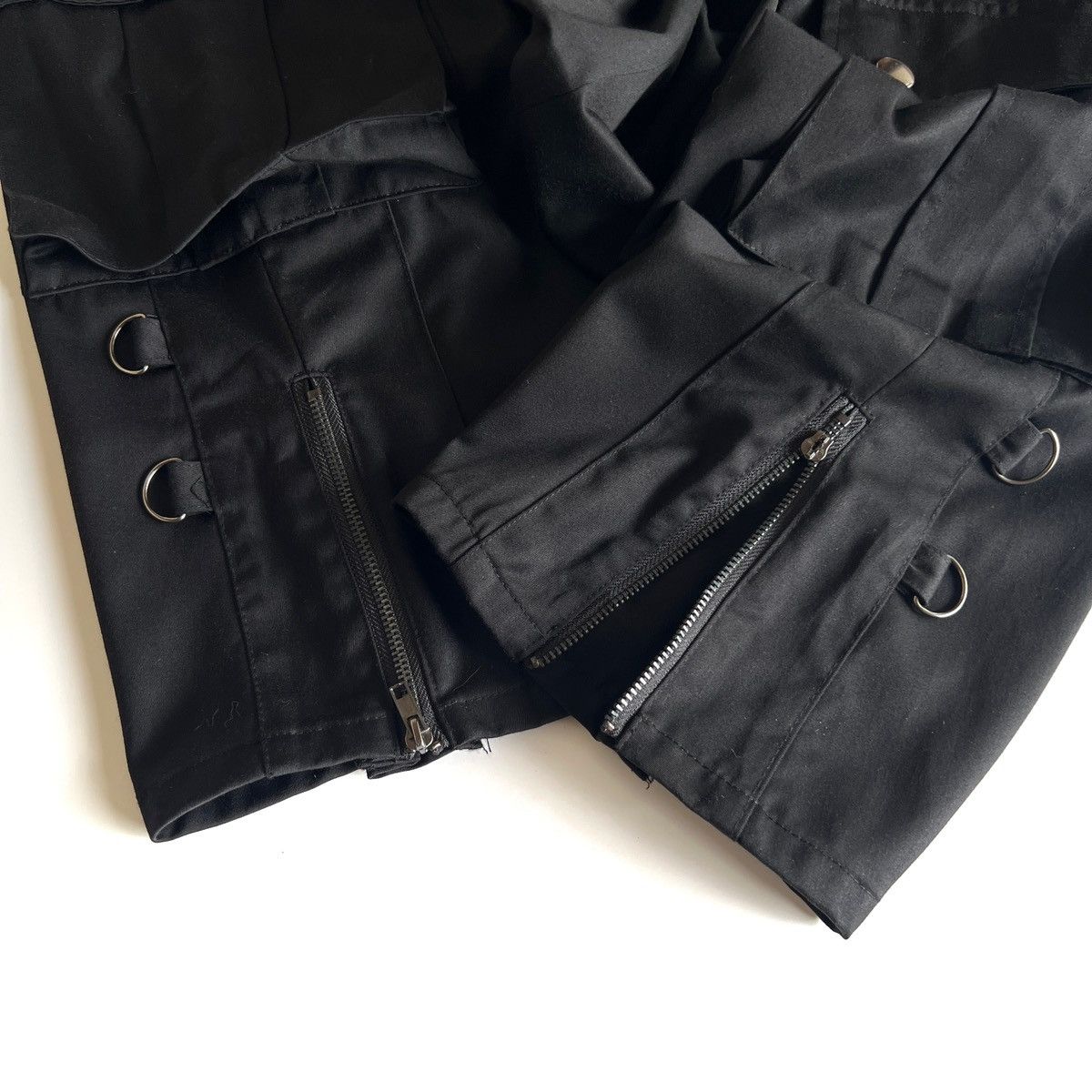 Japanese Brand Y2k Black Peace Now Sarouel Black Pants Size US 32 / EU 48 - 6 Thumbnail