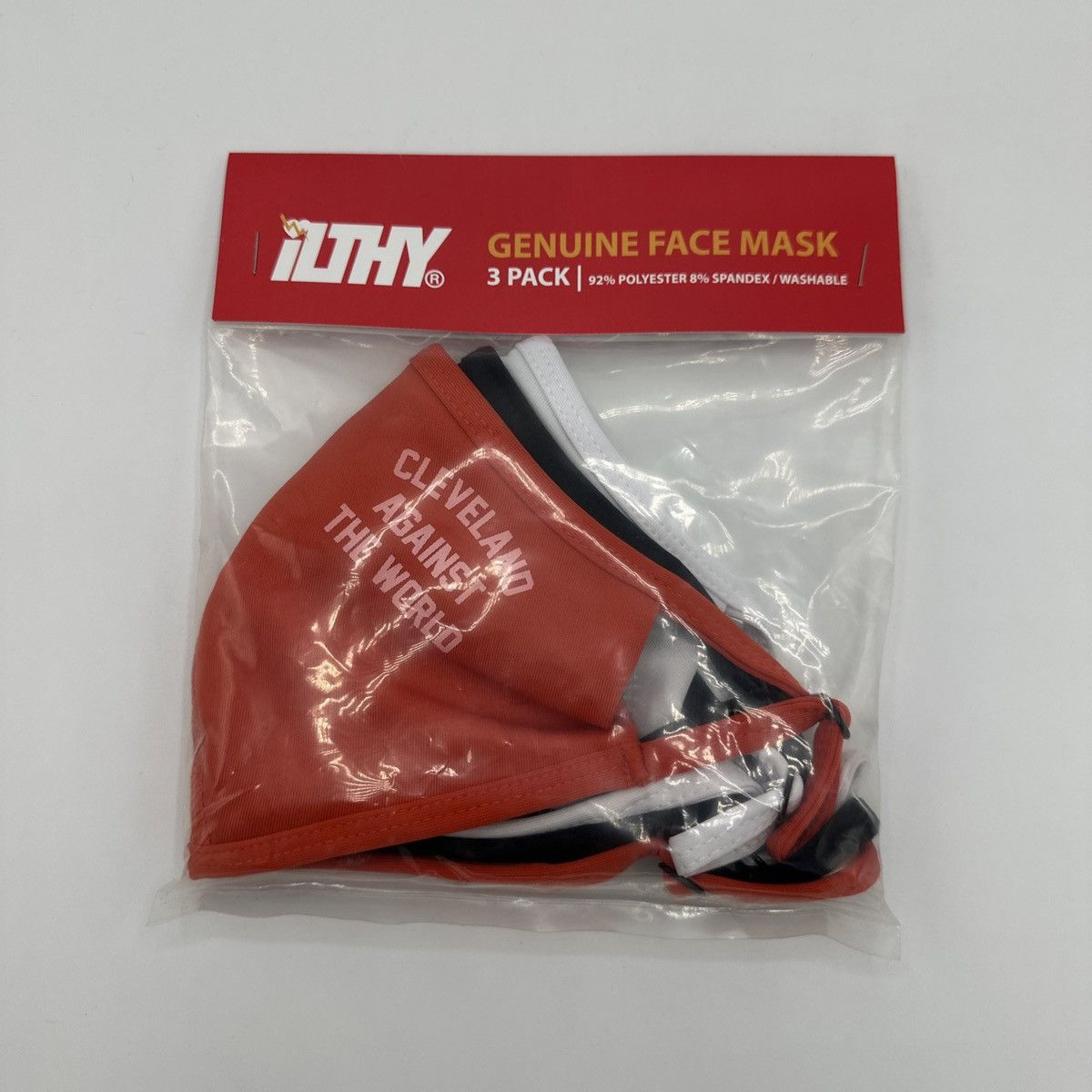 ILTHY Ilthy Cleveland against the world 3 pack face masks Size ONE SIZE - 1 Thumbnail