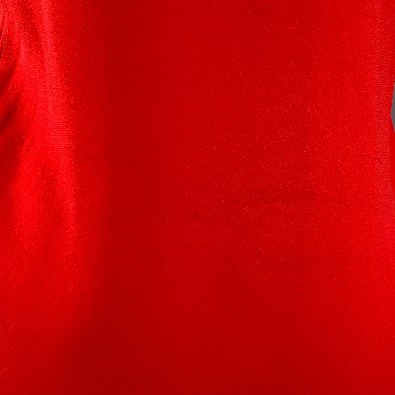 Yves Saint Laurent YVES SAINT LAURENT Red Silk Crepe Sleeveless Casual Top Size M / US 6-8 / IT 42-44 - 5 Thumbnail