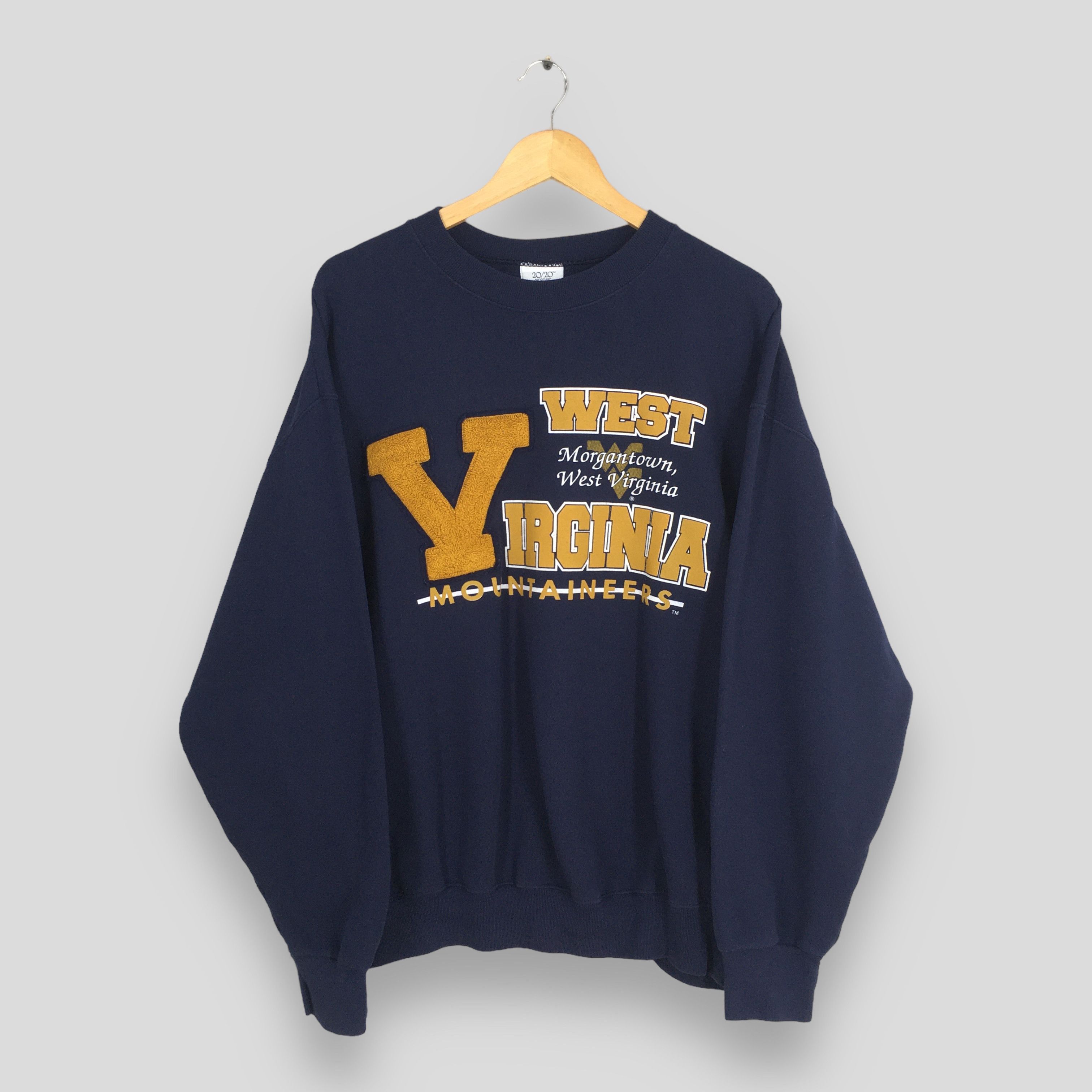 NCAA × Vintage West Virginia Mountaineers Football Ncaa Sweatshirt XLarge Size US XL / EU 56 / 4 - 1 Thumbnail