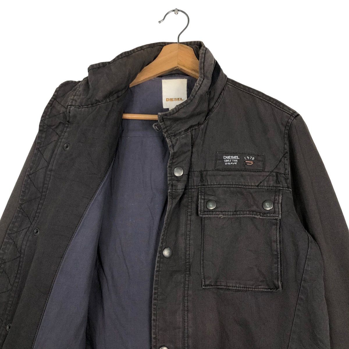 Diesel 🔥Vintage Biker Jacket Utility Multi Pocket Diesel Size US S / EU 44-46 / 1 - 12 Thumbnail