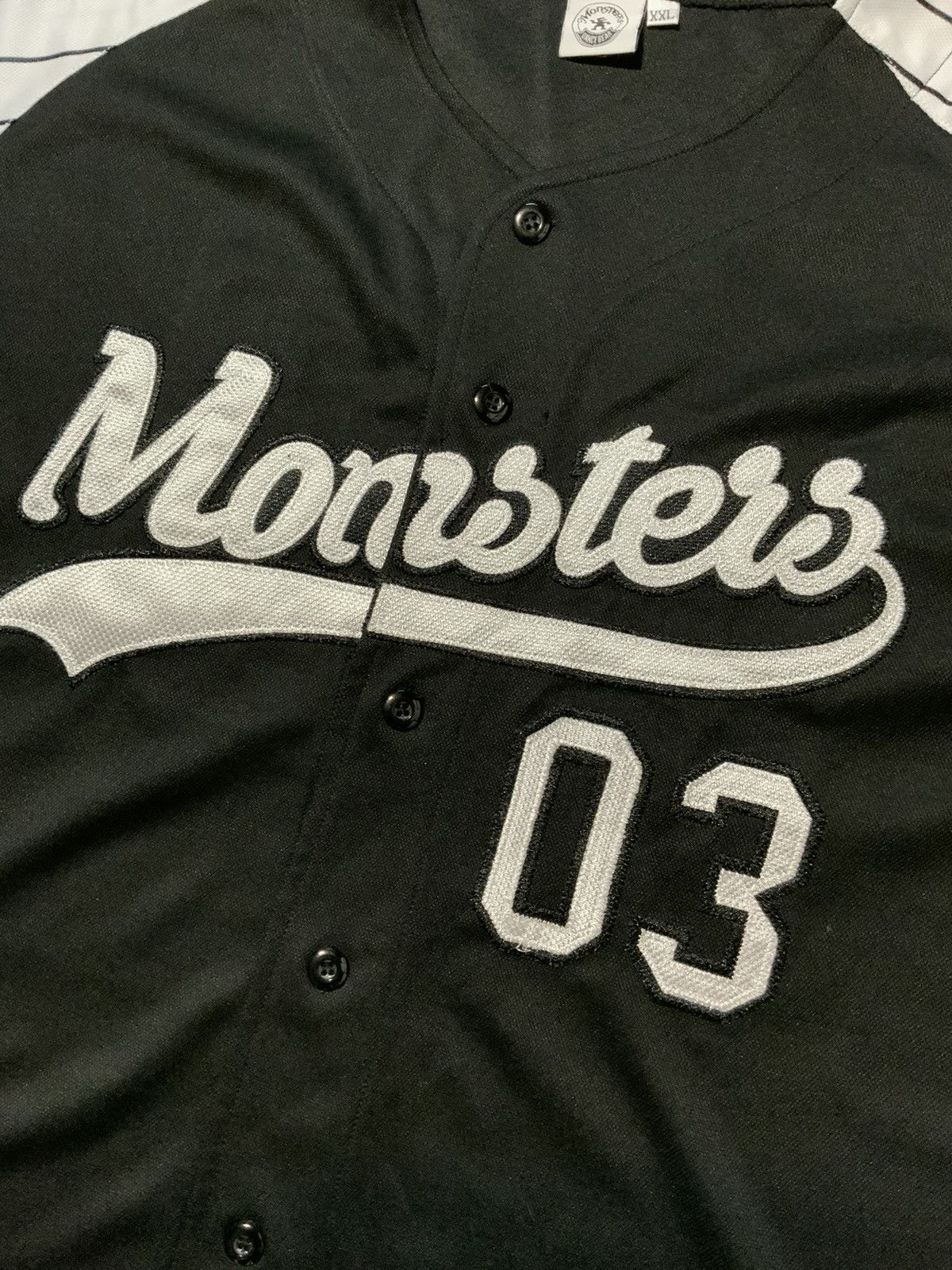 Other Monsters Dance Gear Hip Hop Pinstripe Sewn Baseball Jersey Size US XXL / EU 58 / 5 - 8 Thumbnail