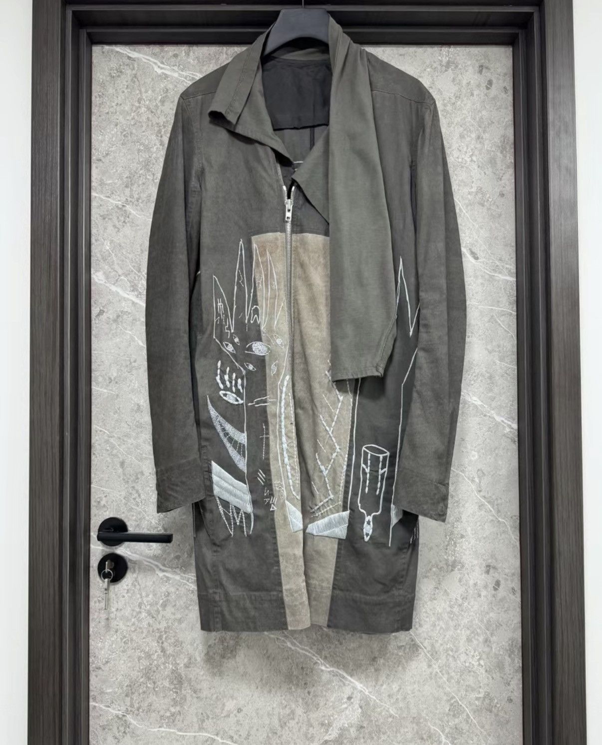 Rick Owens Rick Owens Runway Face Hoodie Coat/Jacket Size US M / EU 48-50 / 2 - 2 Thumbnail