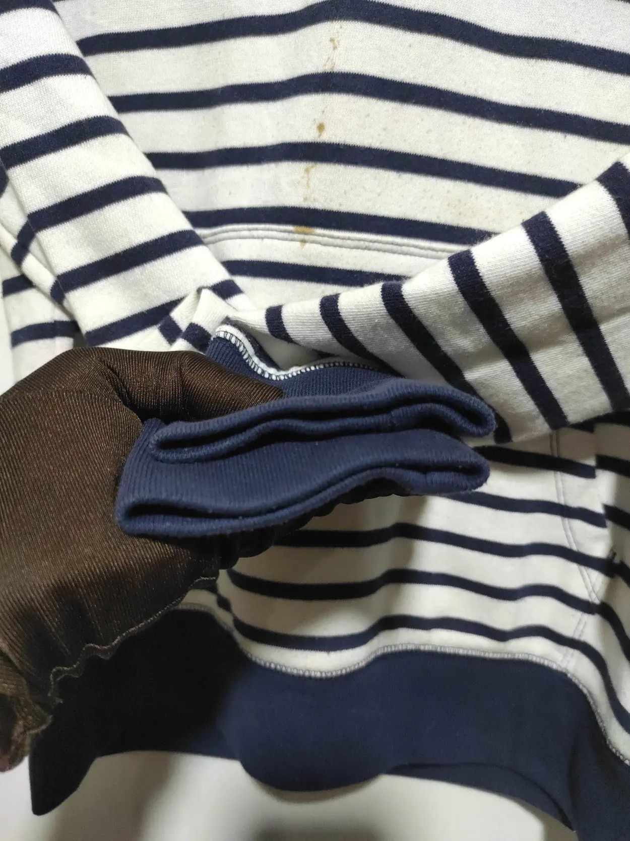 Gap Gap Stripe fur hoodie ifsix LGB style Size US XXS / EU 40 - 8 Thumbnail