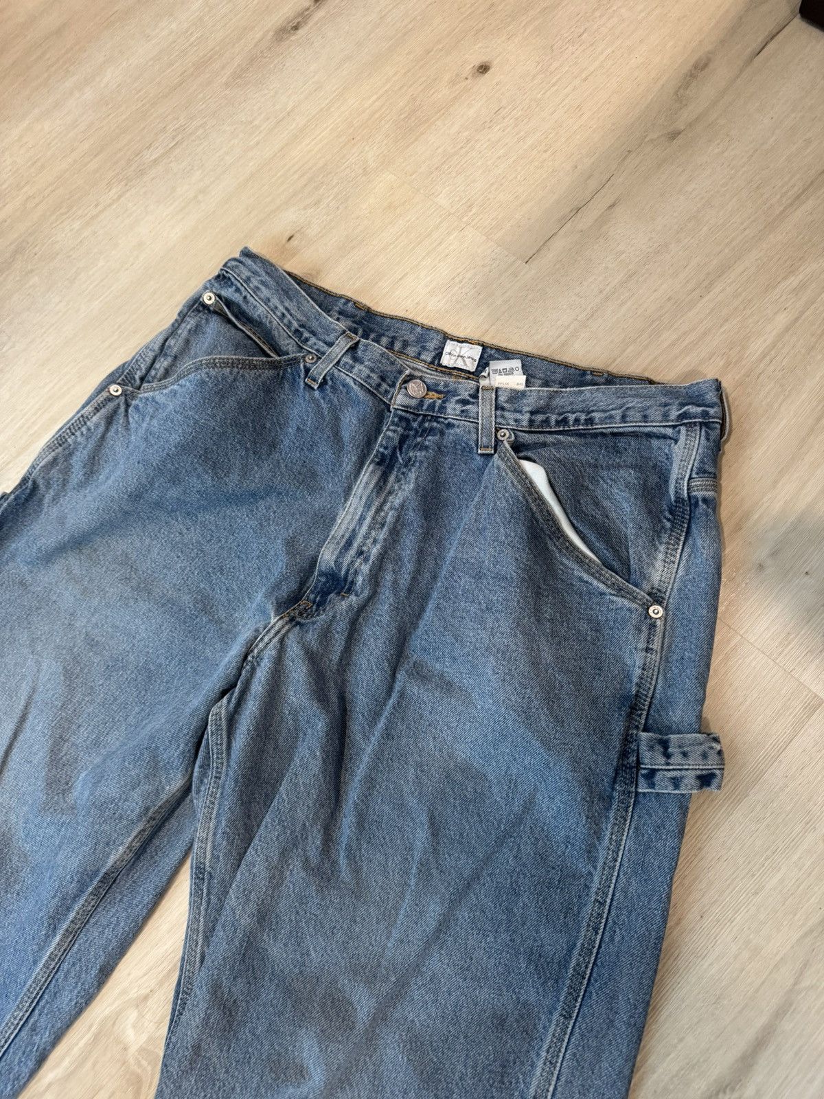 Calvin Klein Blue denim Calvin Klein worker jeans. Tagged 36x32 Size US 36 / EU 52 - 1 Thumbnail