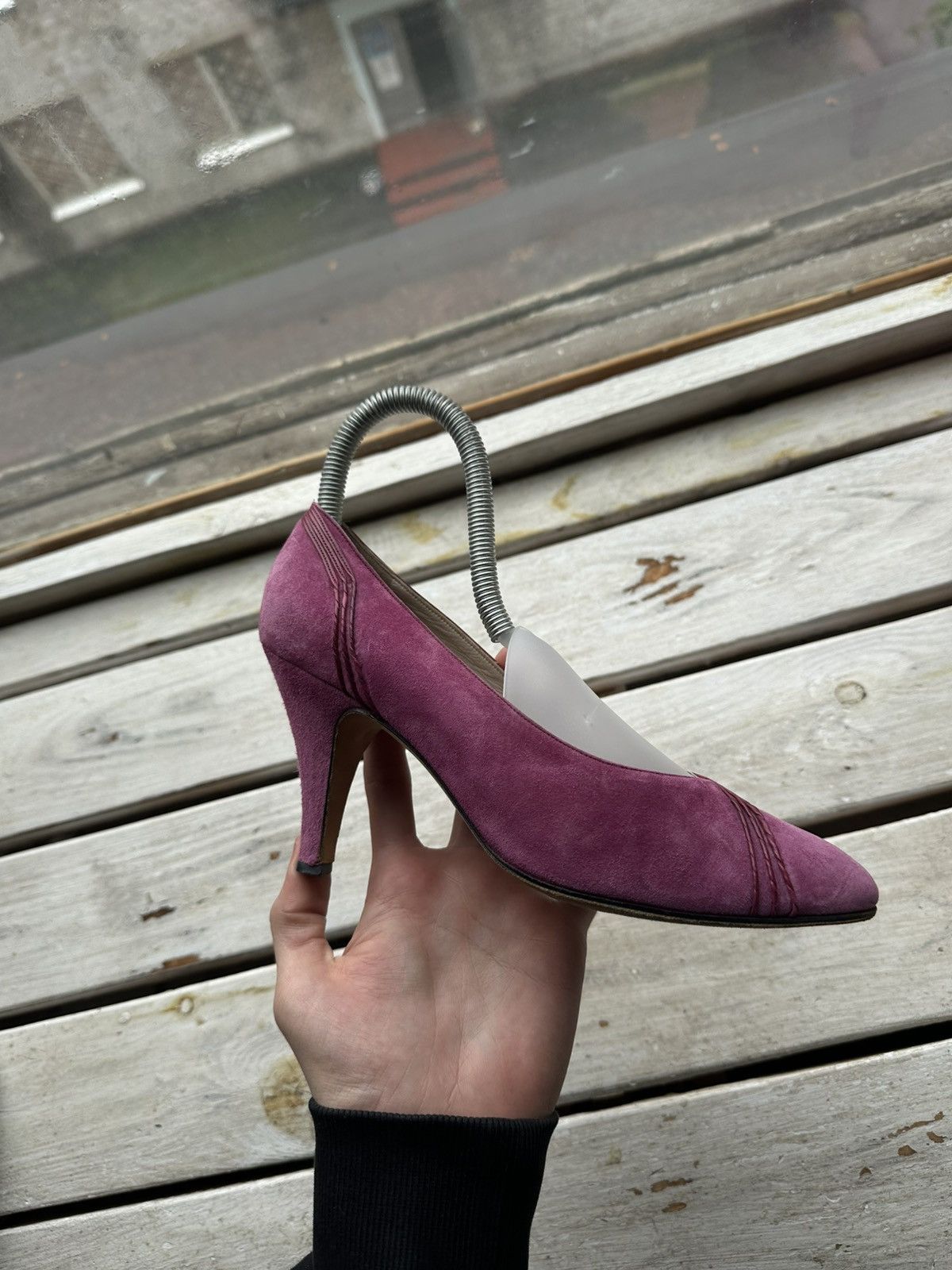 Gucci 🚨ARHIVE GUCCI HEELS LUXURY RARE PINK OLD MONEY Size US 7.5 / IT 37.5 - 2 Thumbnail