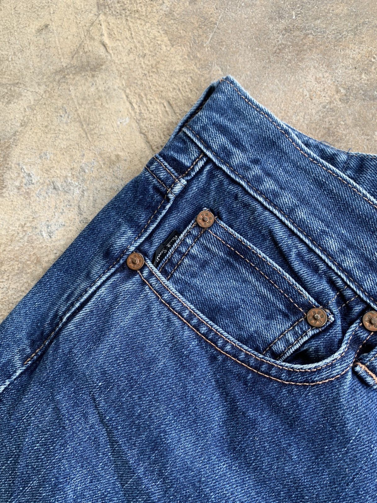 Japanese Brand × Paul Smith Red Ear Paul Smith Red Ear Selvedge Distressed Denim Size US 32 / EU 48 - 17 Thumbnail