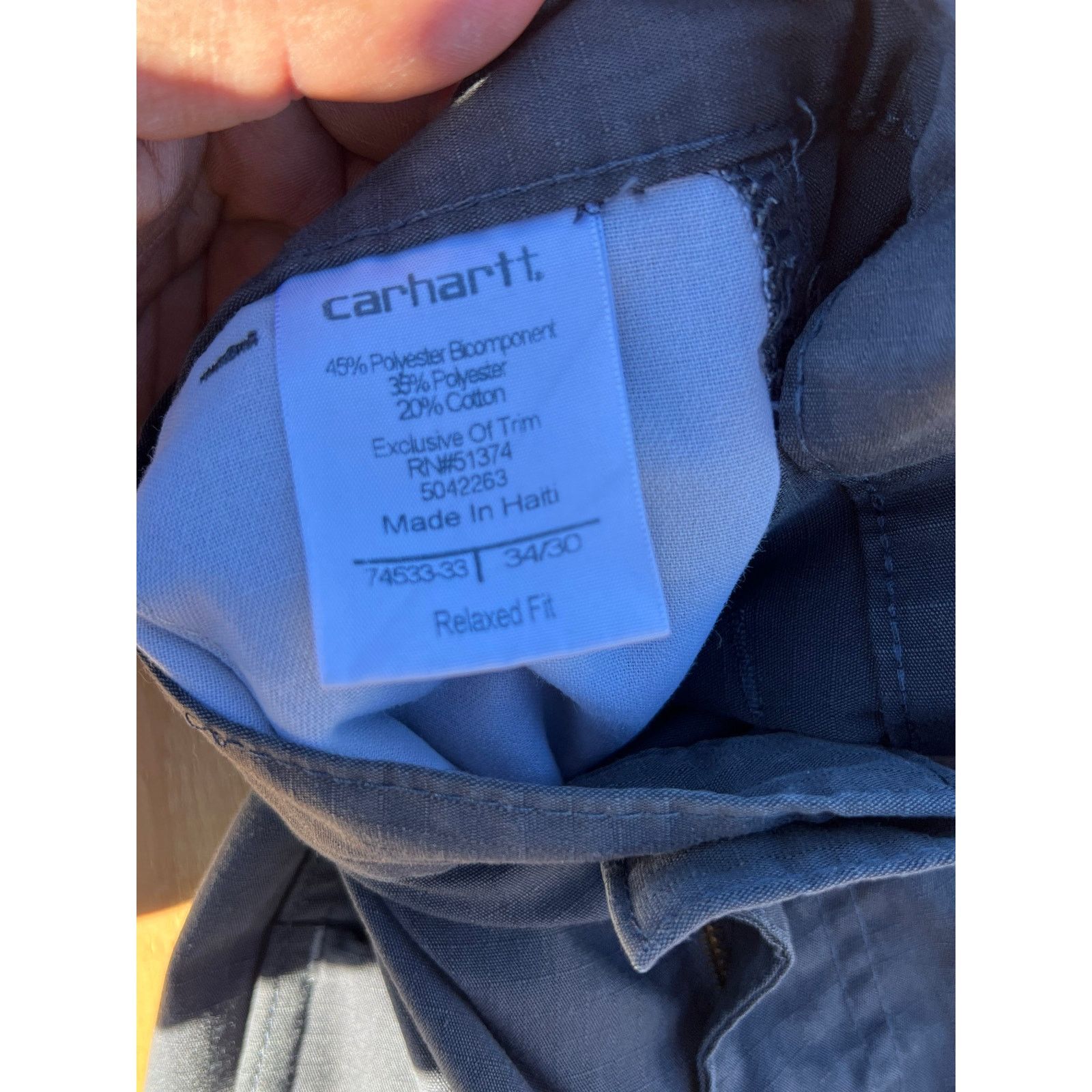 Carhartt Carhartt Relaxed Fit Canvas Gray Men 34x30 Work Pants Y2K Size US 34 / EU 50 - 5 Thumbnail
