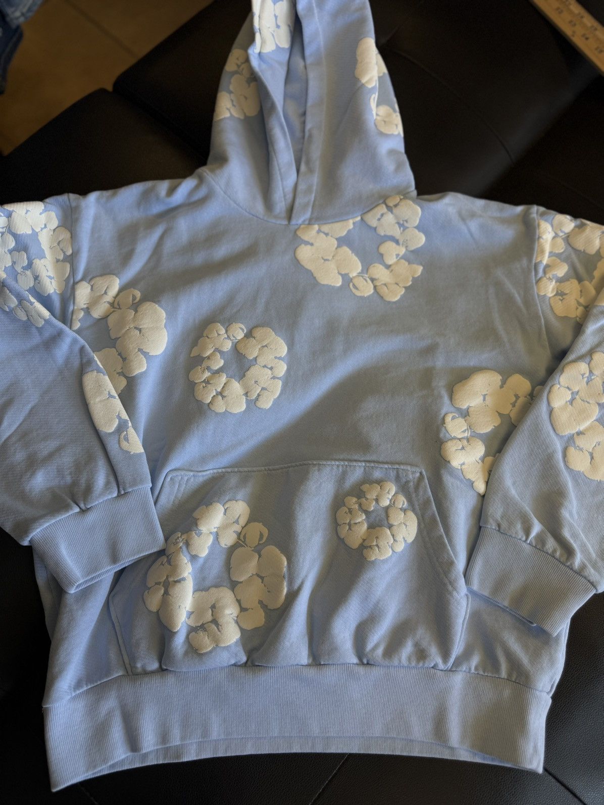 DENIM TEARS Denim Tears Cotton Wreath Hoodie Size Small Blue (NEW) Size US S / EU 44-46 / 1 - 3 Thumbnail